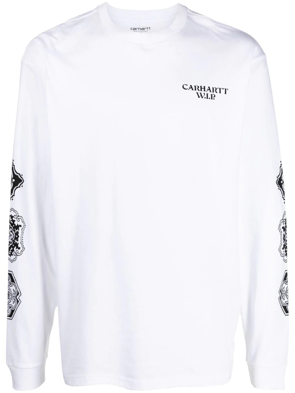 graphic print long sleeve T-shirt - 1