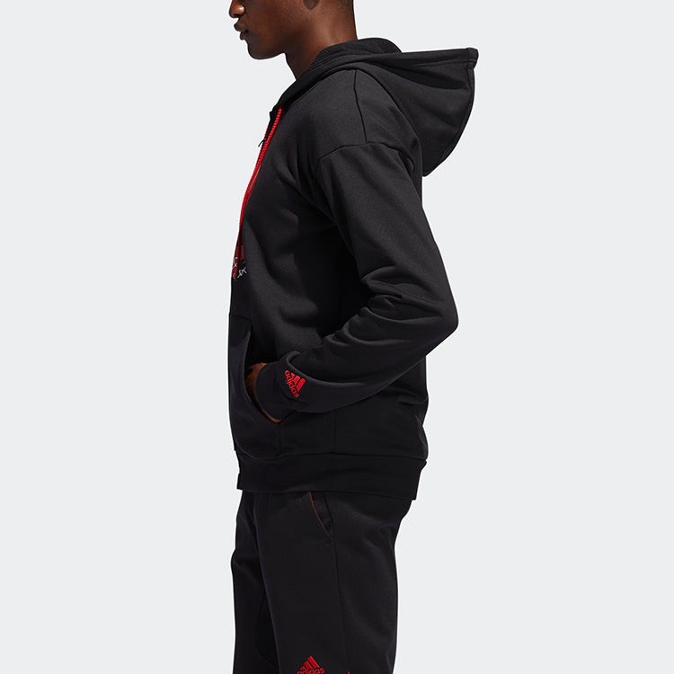 adidas Rose Hoodie Basketball Sports Hooded Jacket Black FH8161 - 5