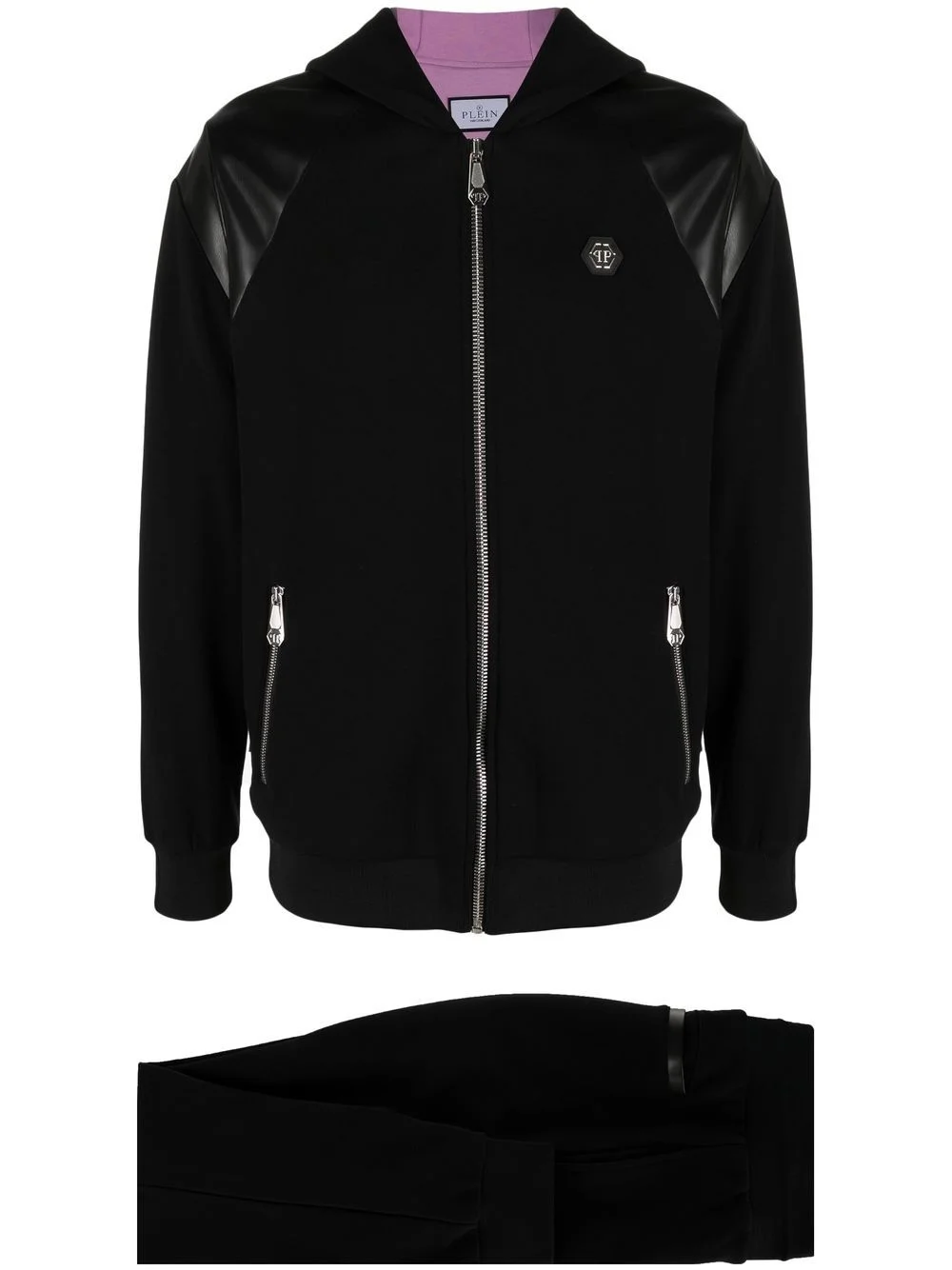 logo-print tracksuit set - 1