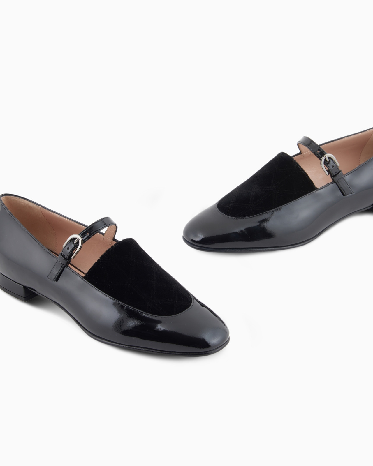 PATENT LEATHER MARY JANE BALLERINAS - 5