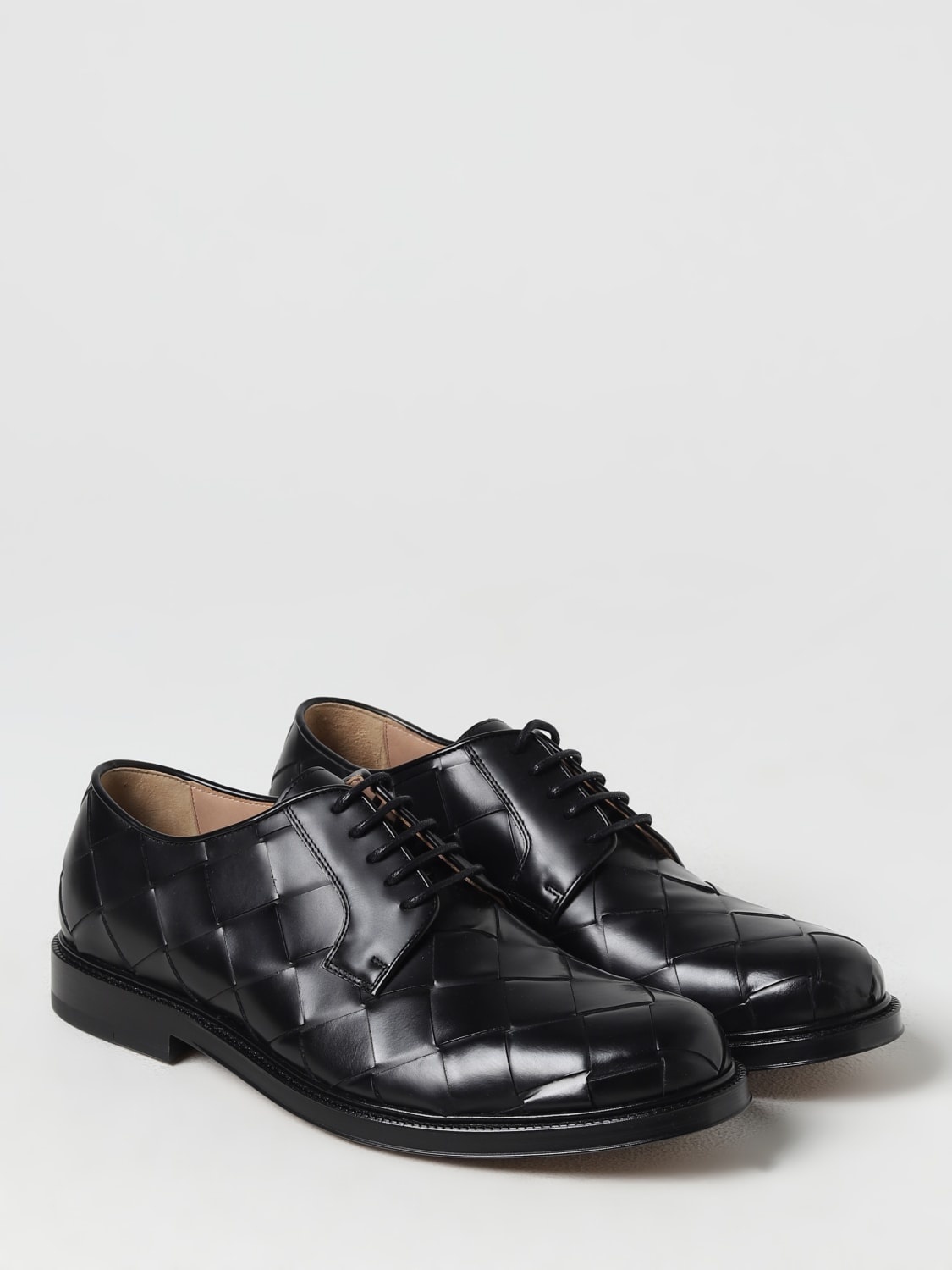 Bottega Veneta Derby Tie in woven brushed leather - 2