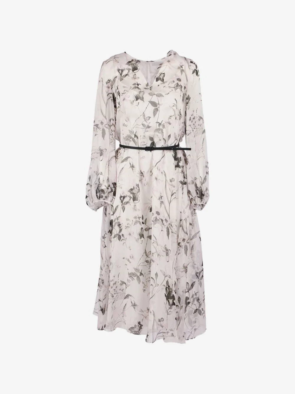 floral-print midi dress - 1