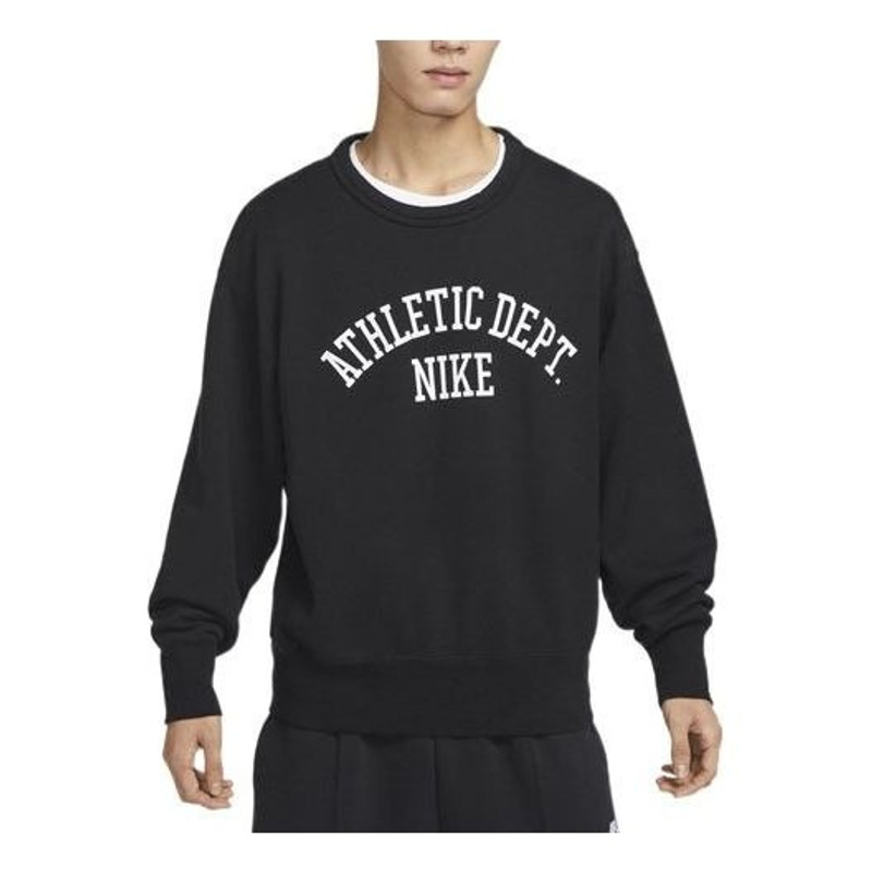 Nike Sportswear Trend Fleece Crew Top 'Black' DX0026-010 - 1