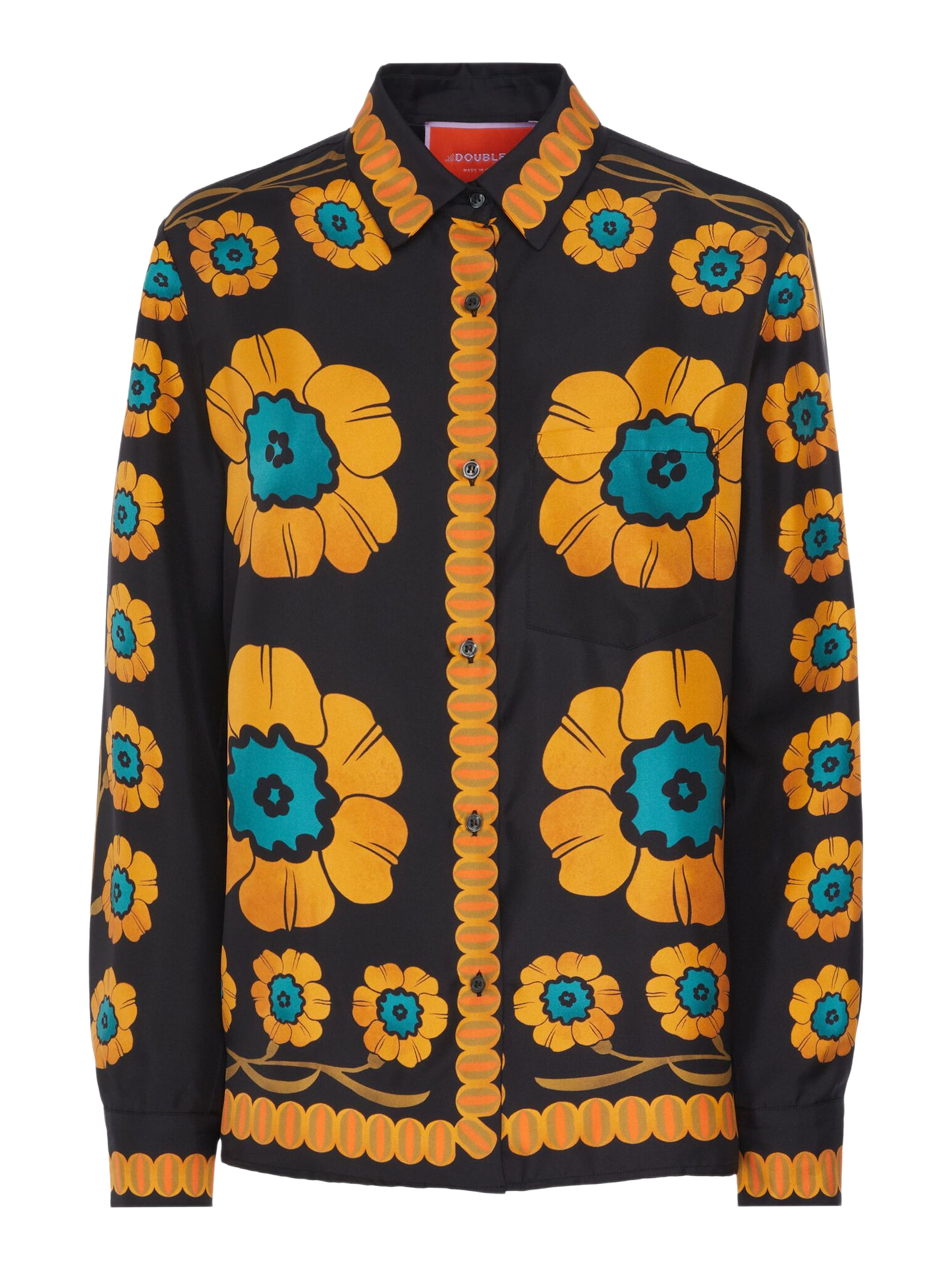 La DoubleJ Boy Shirt Daisychain Placée Orange at Nordstrom - 2