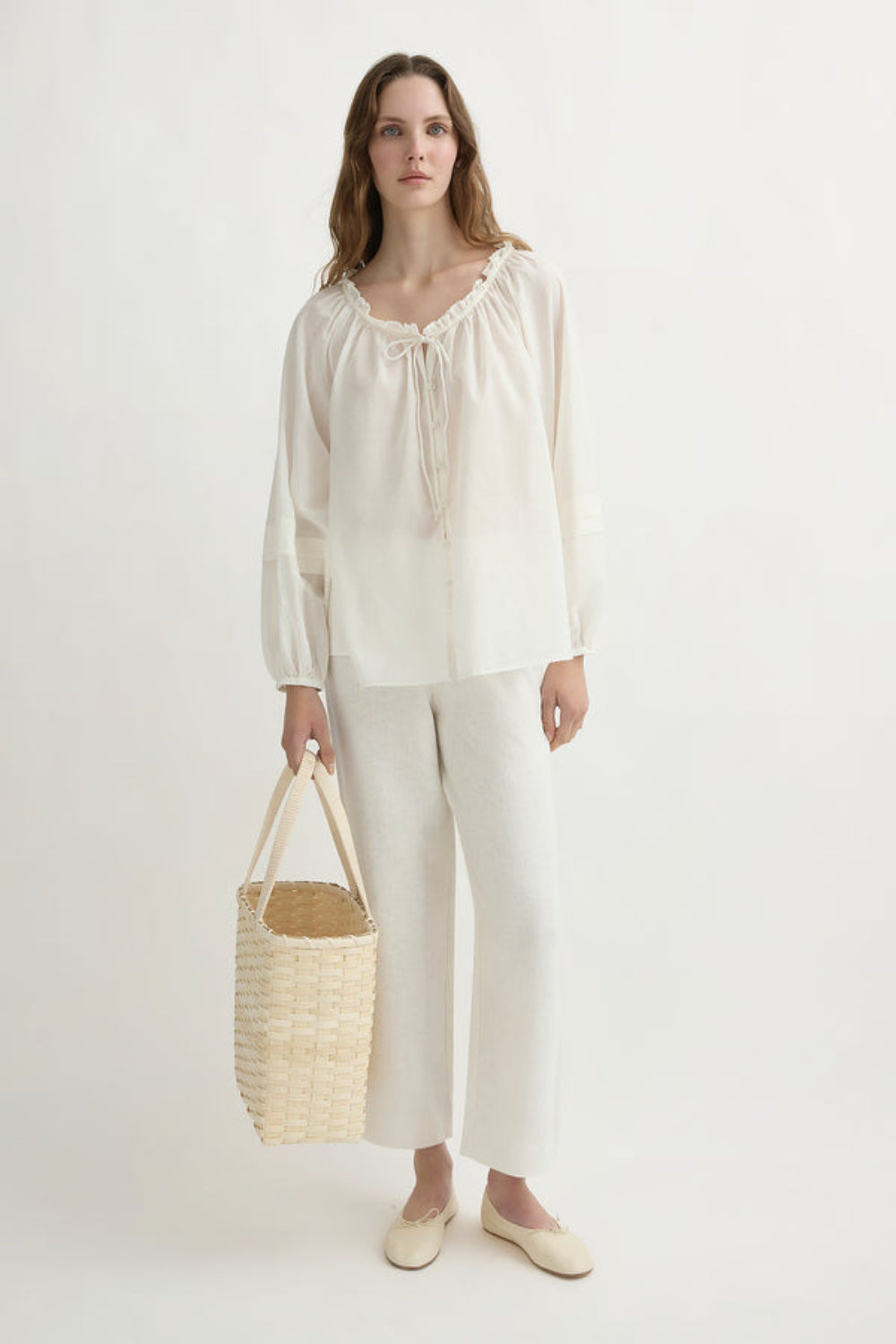 Noelle Pant Cream - 2