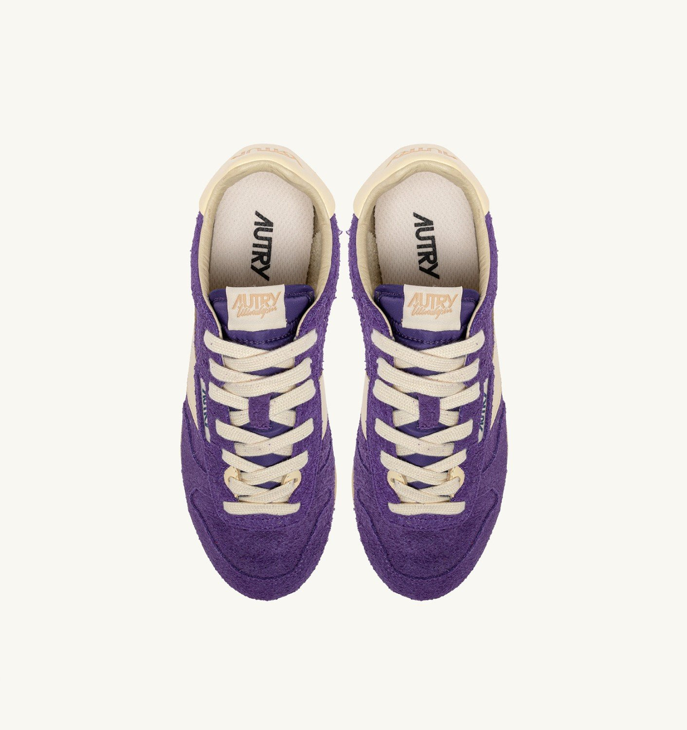 SNEAKERS WINDSPIN IN SUEDE AND LEATHER COLOR ULTRAVIOLET AND RUTABAGA - 5