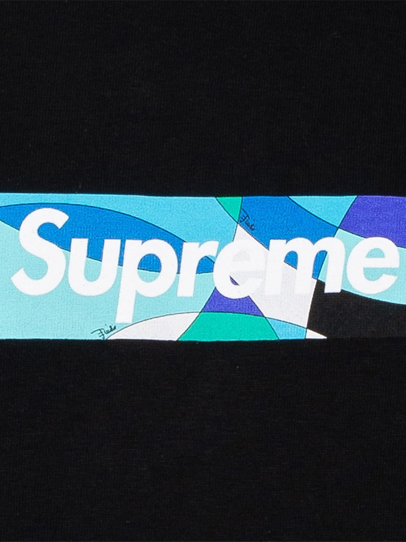 Supreme x Emilio Pucci box logo T-shirt outlook