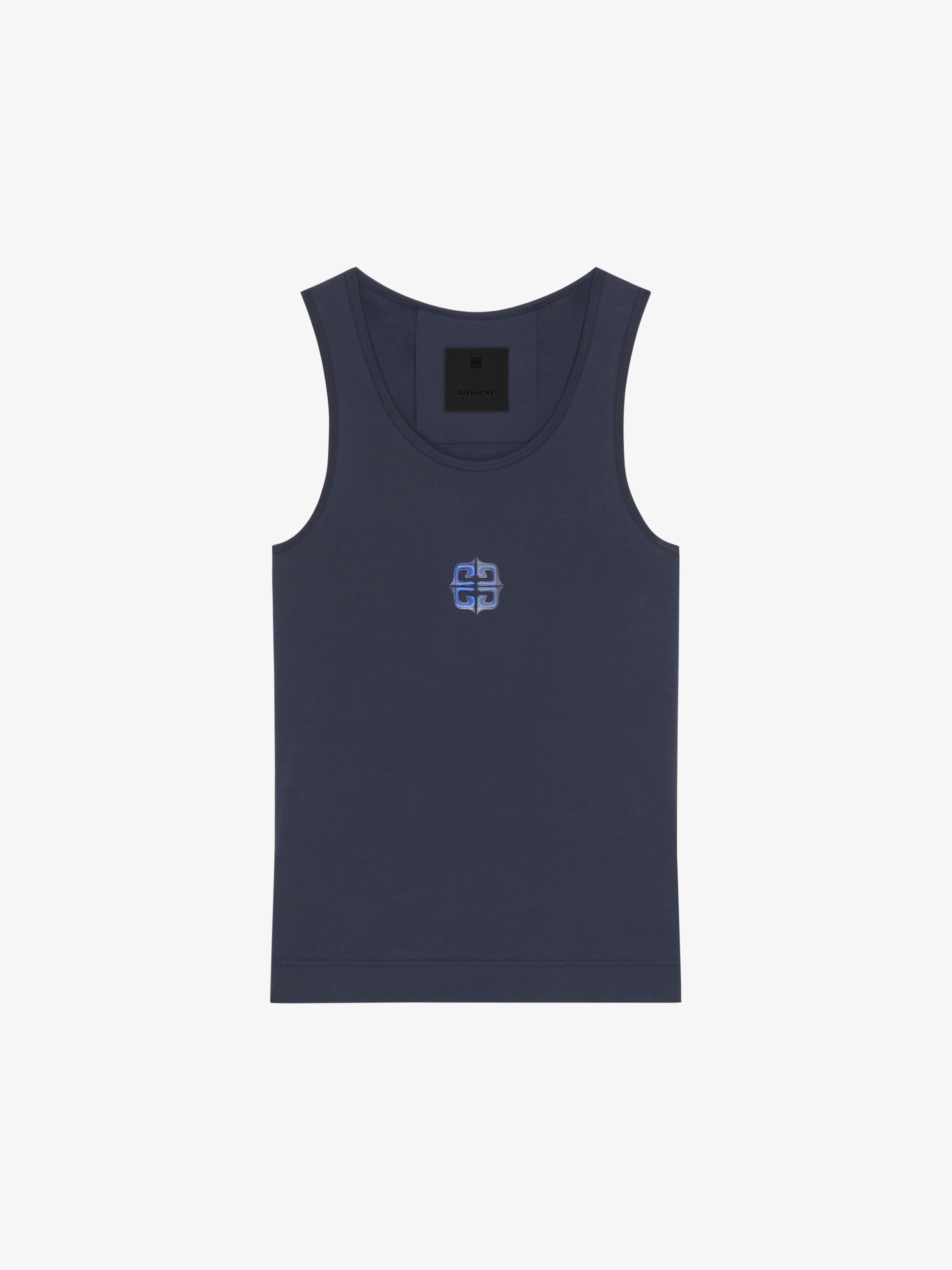 SLIM FIT 4G LIQUID TANK TOP IN COTTON - 4