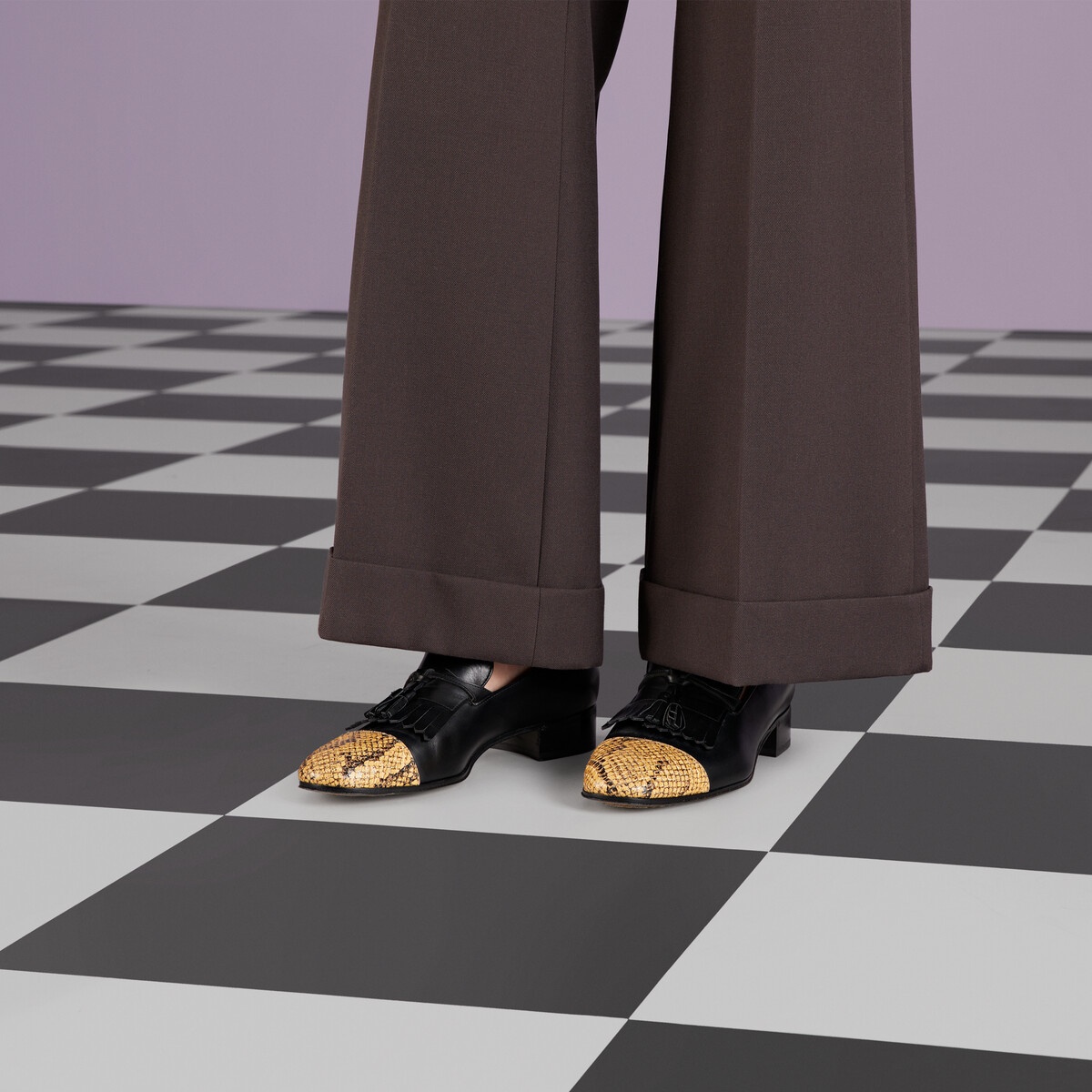 Men's anaconda loafer with tassel - 3