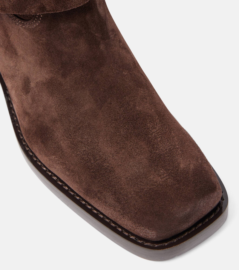 Roxy 45 suede biker boots 6