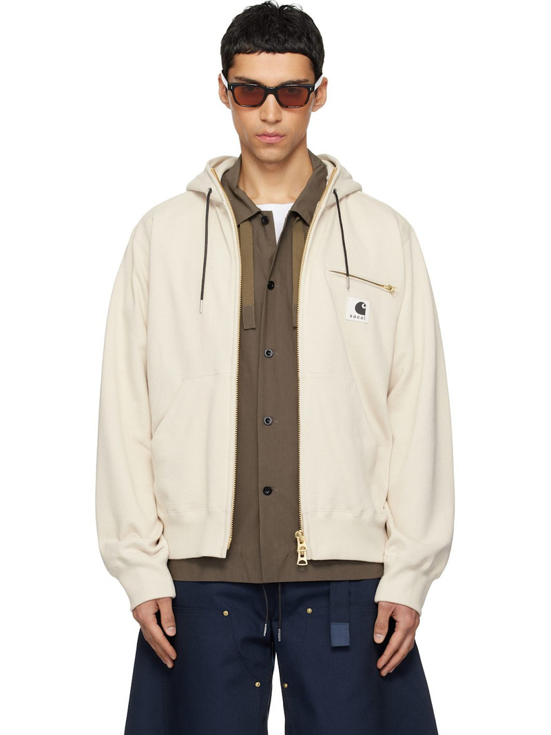 Off-White Carhartt WIP Edition Cotton Jersey Hoodie 1