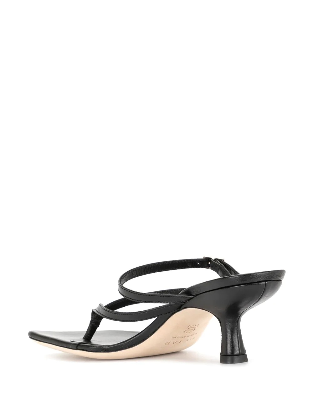 Desire creased-leather sandals - 3