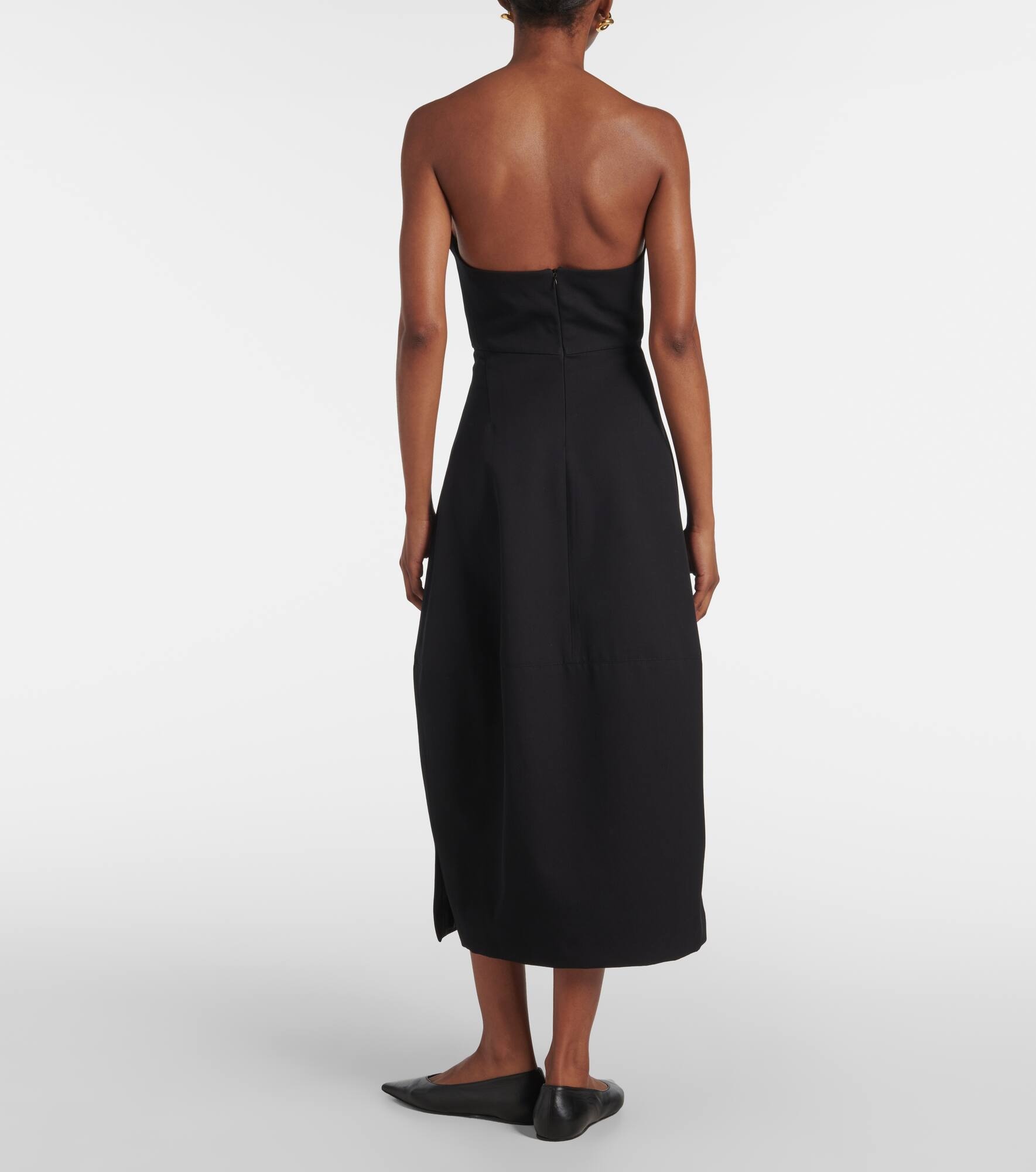 Jett cotton and wool corset dress - 3
