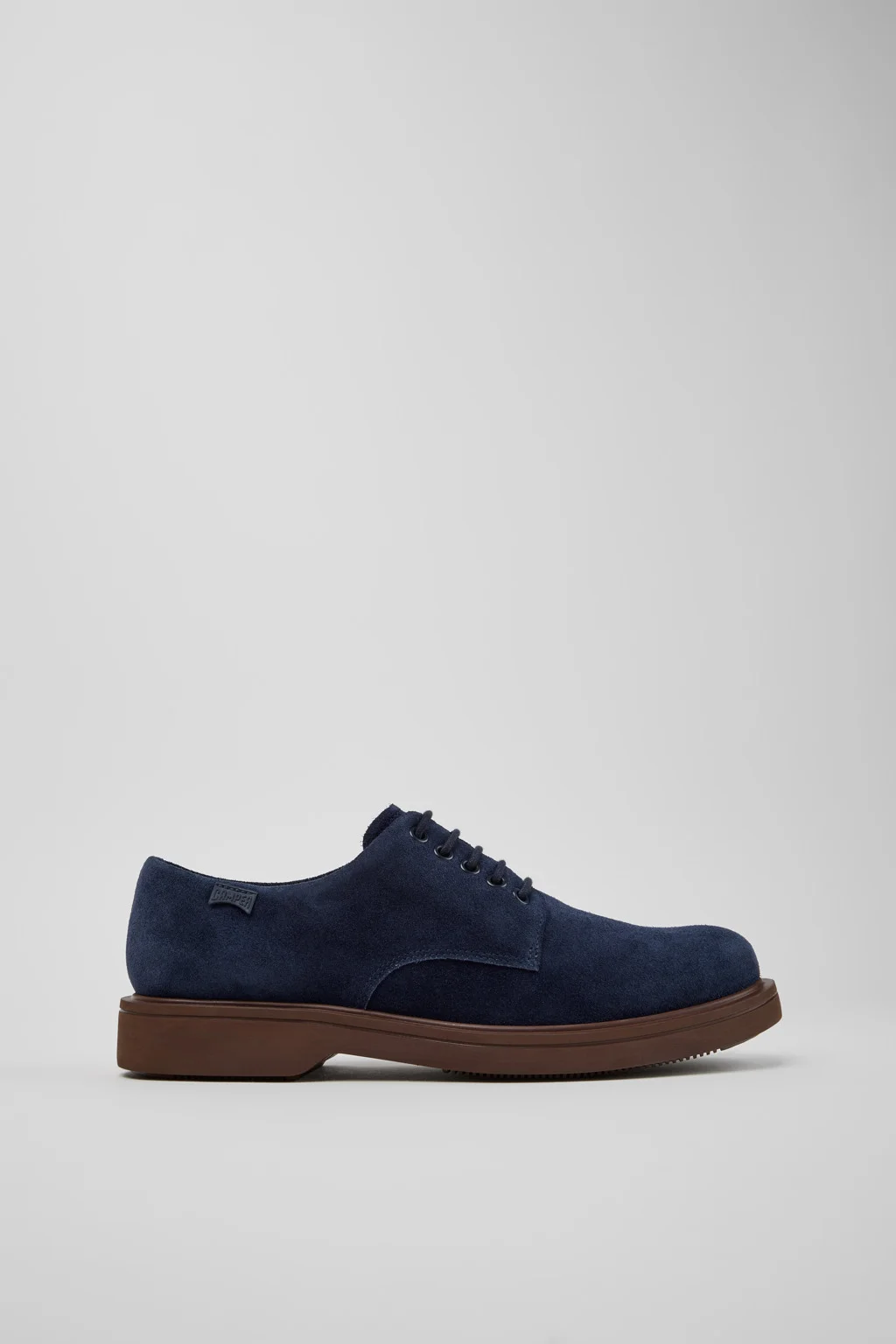 Norman Blue Suede Leather Shoes for Men. - 1