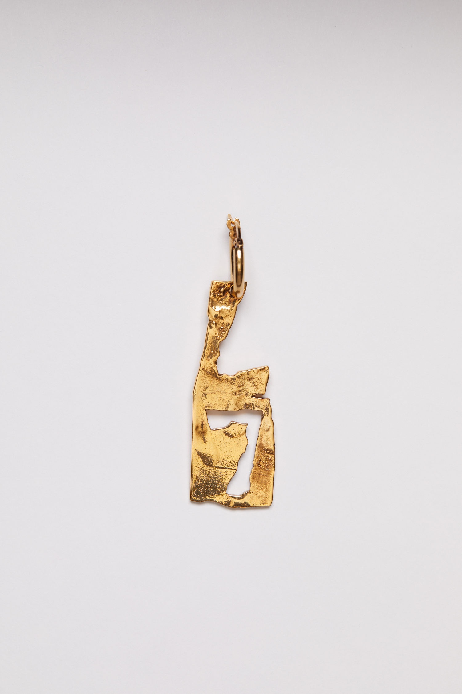 L earring gold - 1