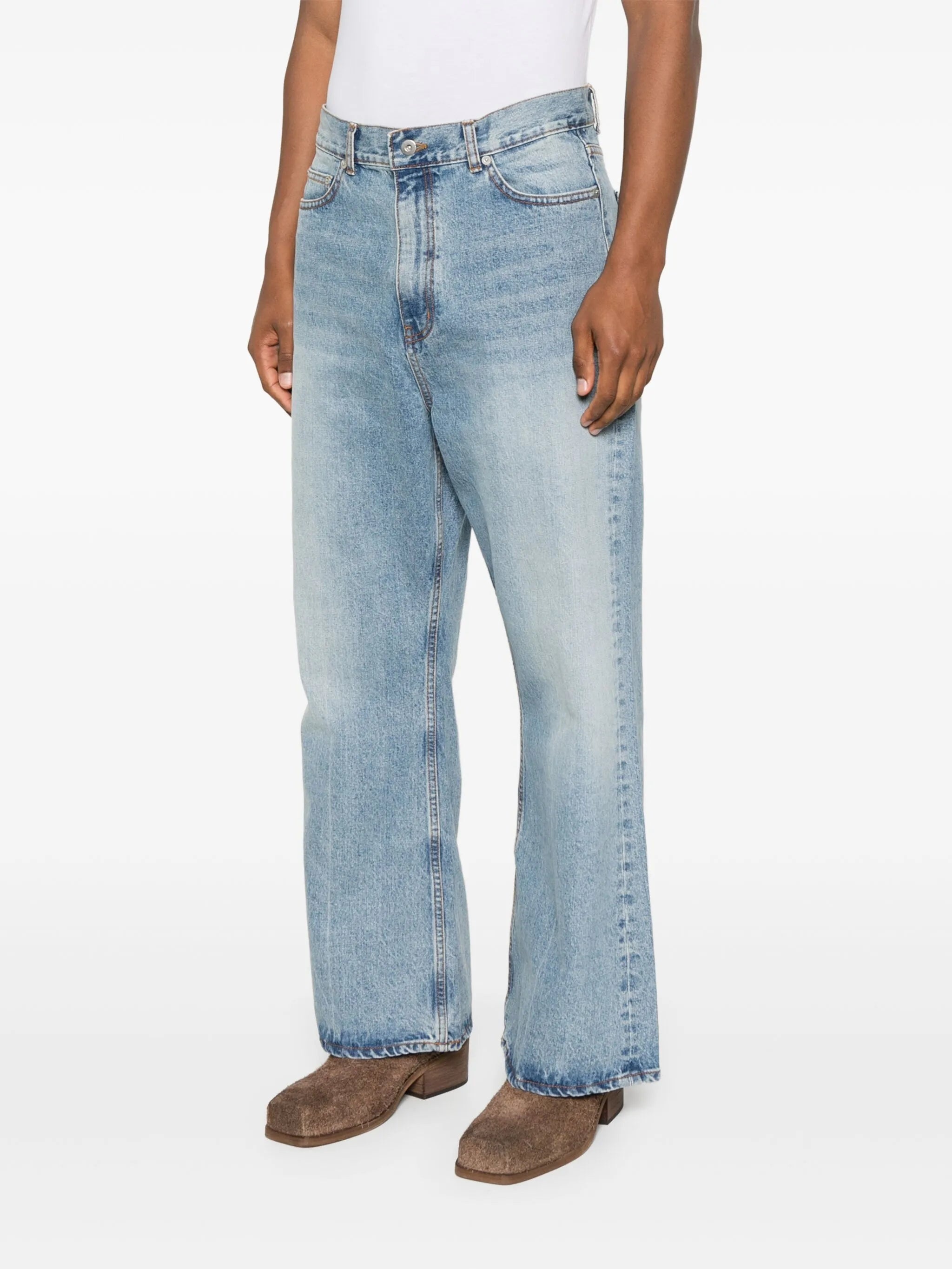 Loose Flared-leg Jeans - 3