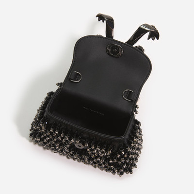 self-portrait Black Embellished Micro Bow Bag outlook