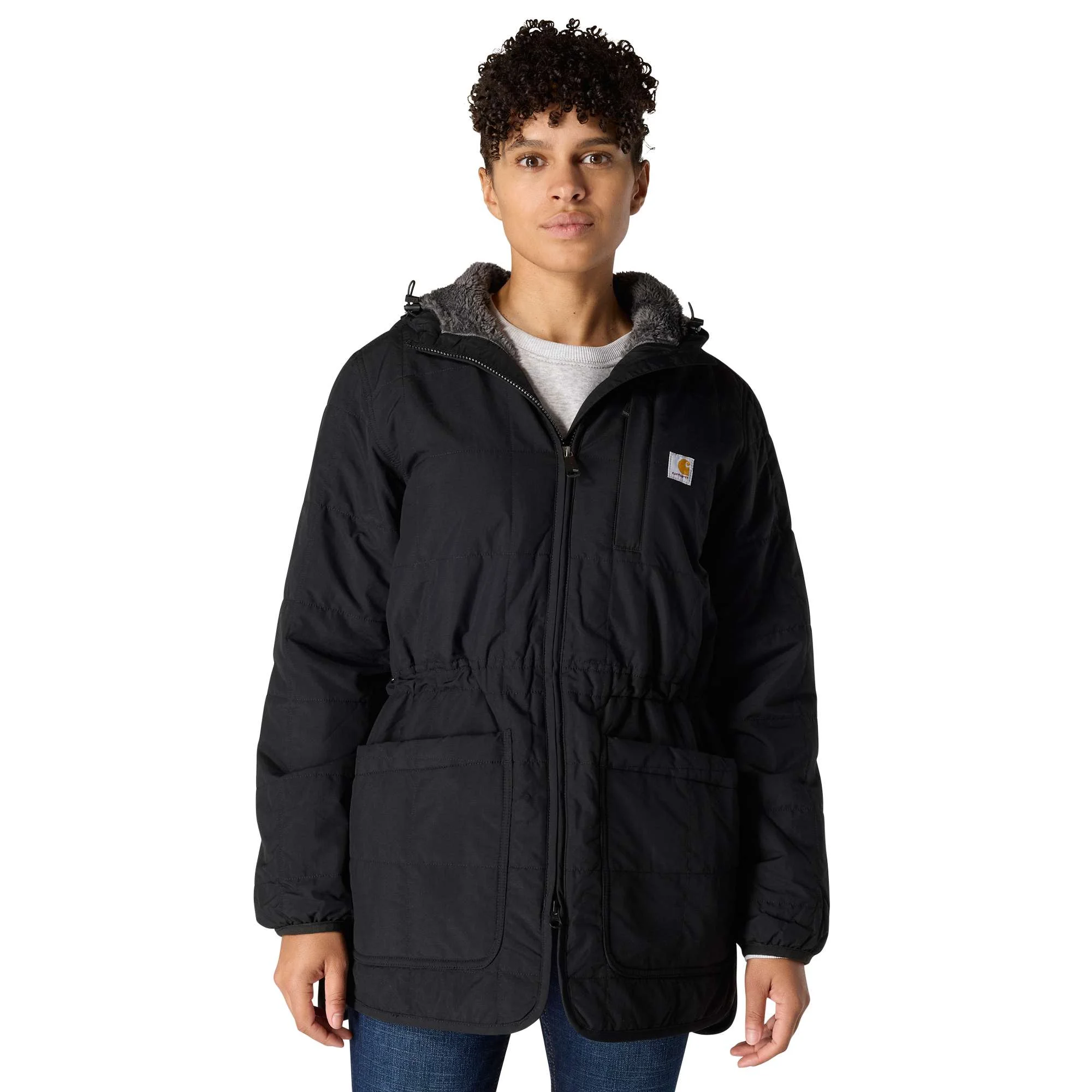 Women's Rockford Loose Fit Lightweight Insulated Hooded Coat - 4 Extreme Warmth Rating - 1