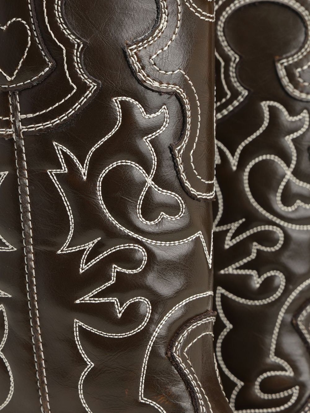 leather embroidered boots - 6