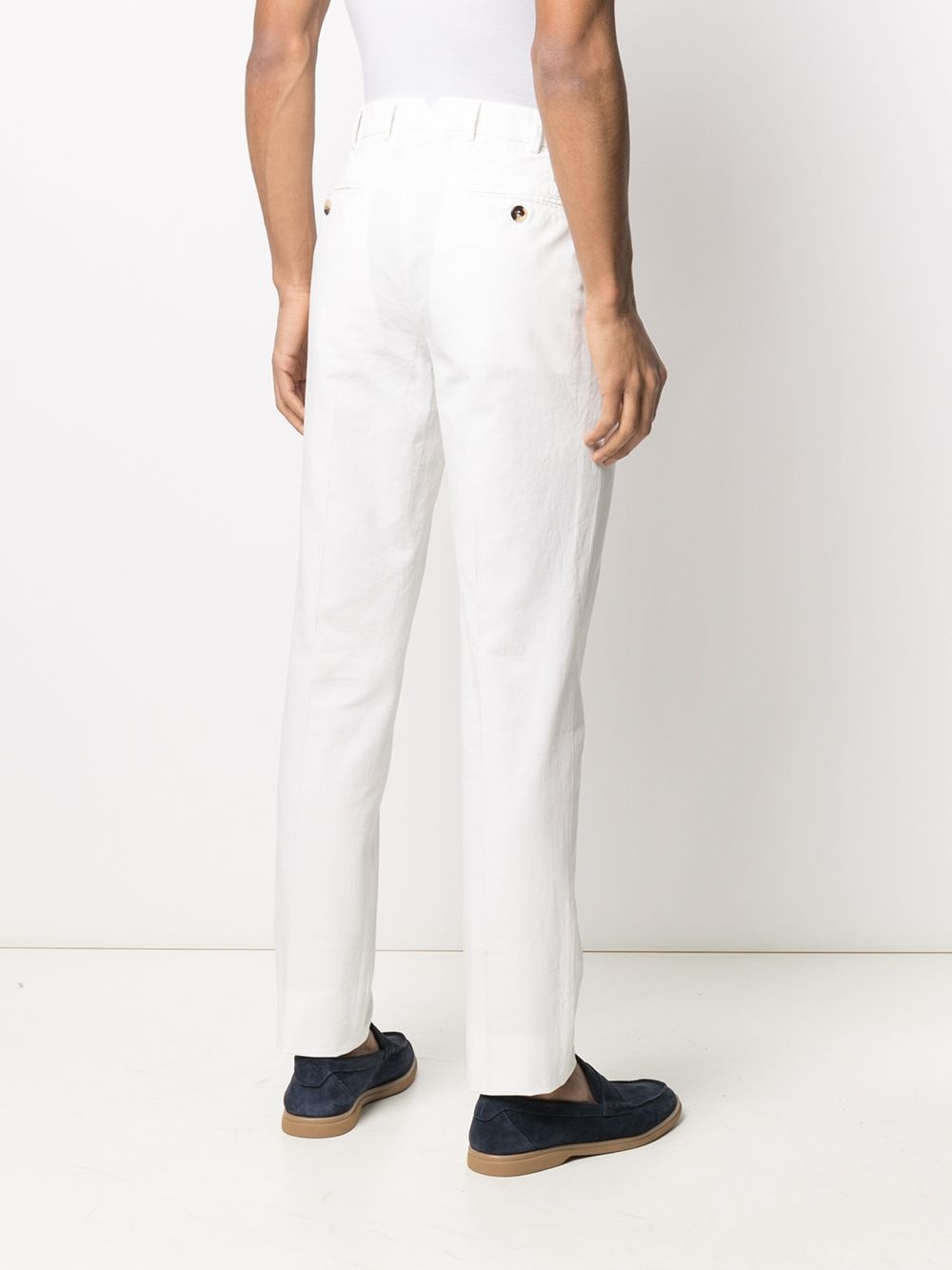 slim-fit chino trousers - 4