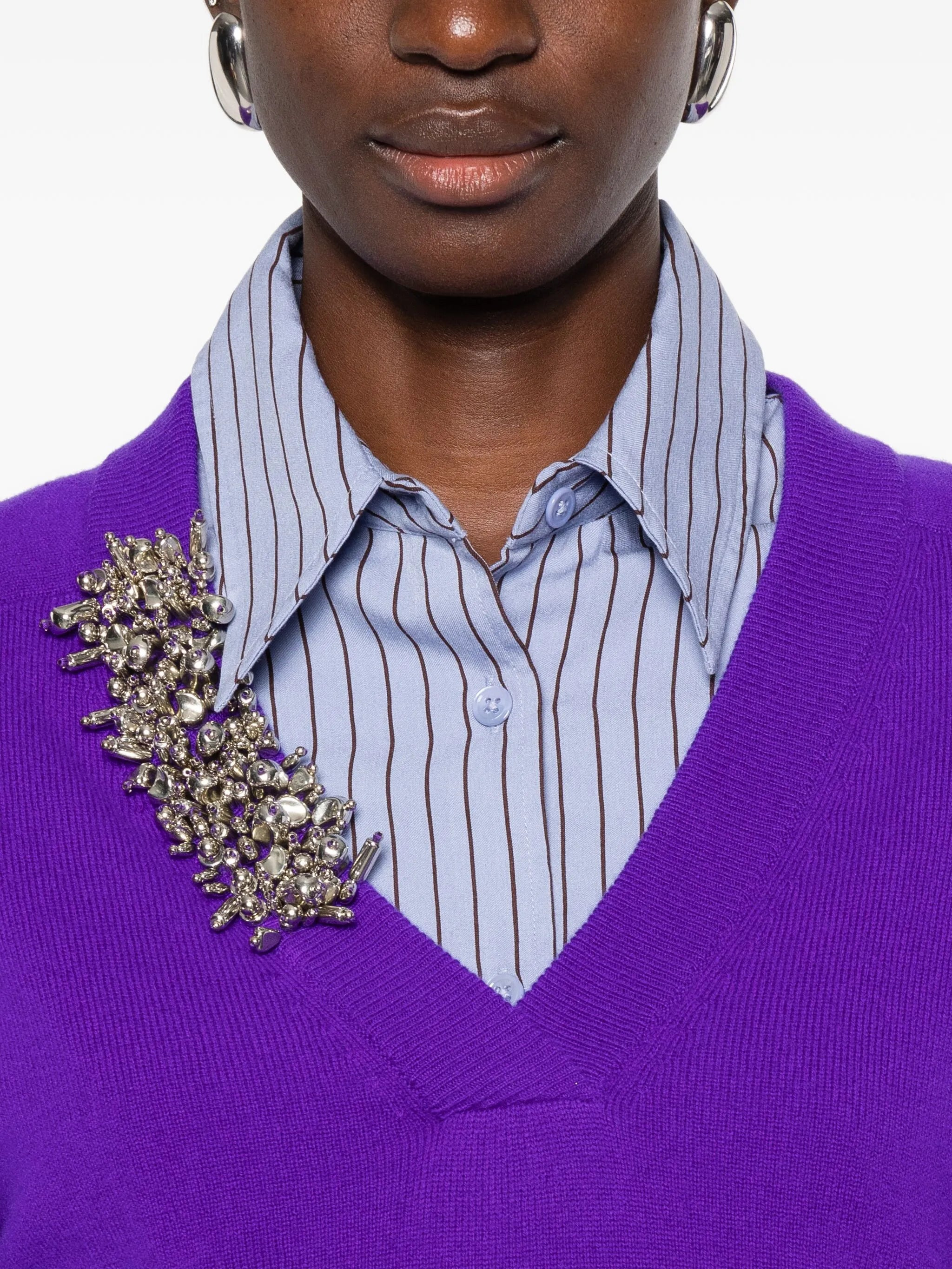 Dries Van Noten V-neck Sweater - 5