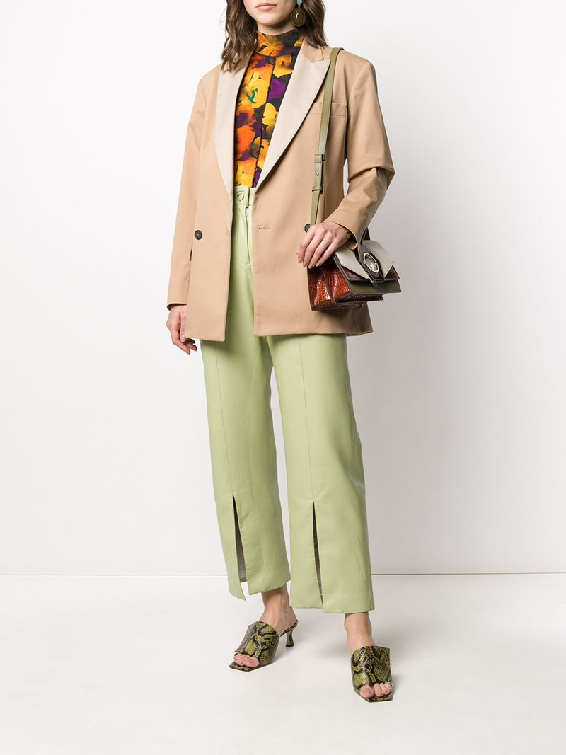 MSGM double-breasted blazer outlook
