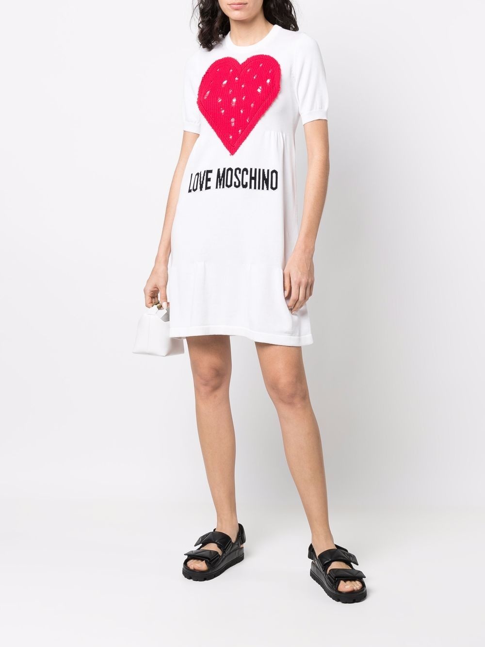 logo-print T-shirt dress - 2