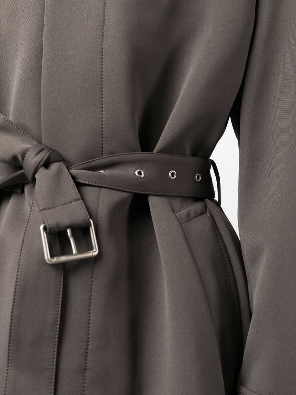 belted trench coat - 5