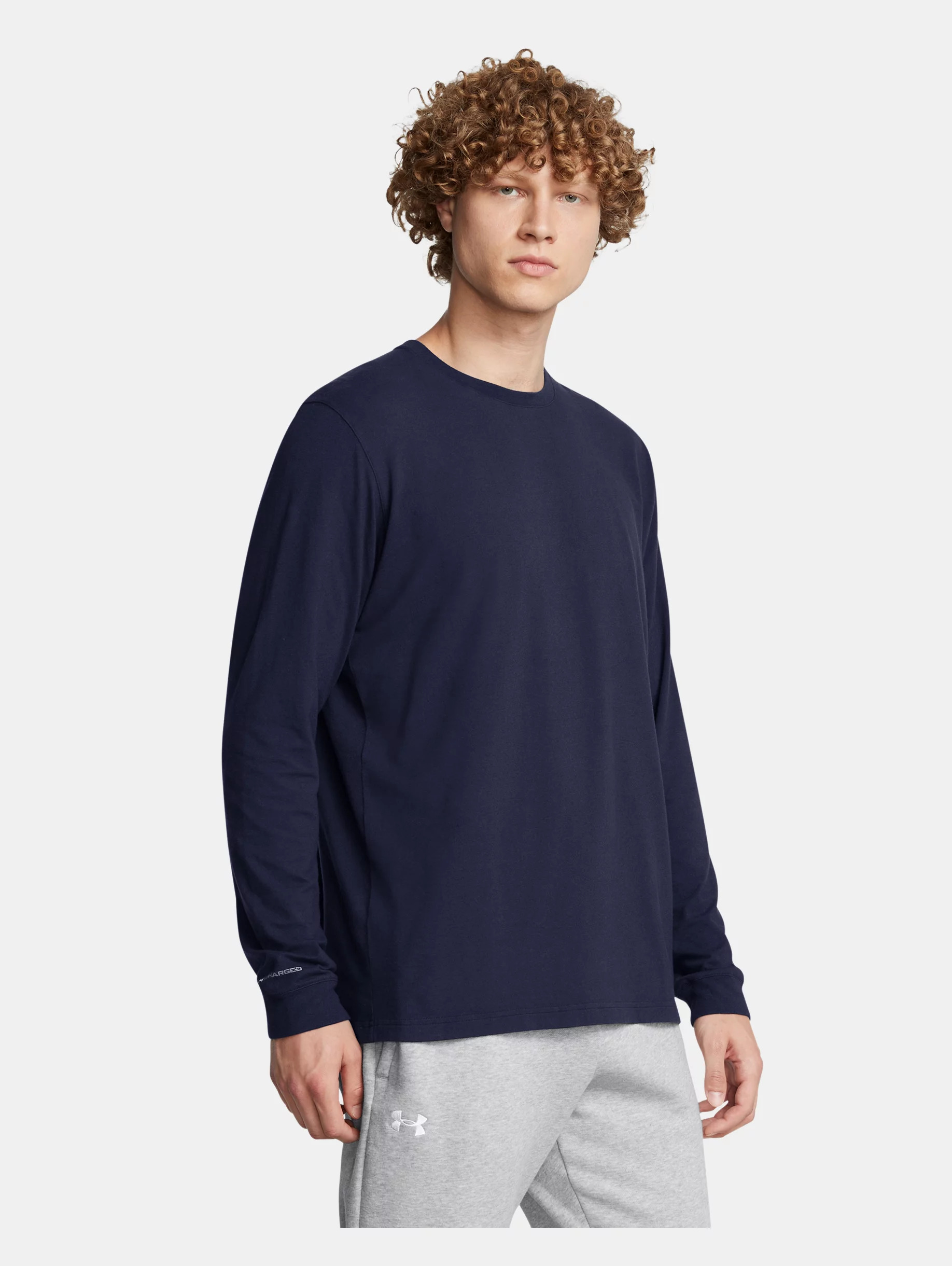Men's UA Icon Charged Cotton® Long Sleeve - 2
