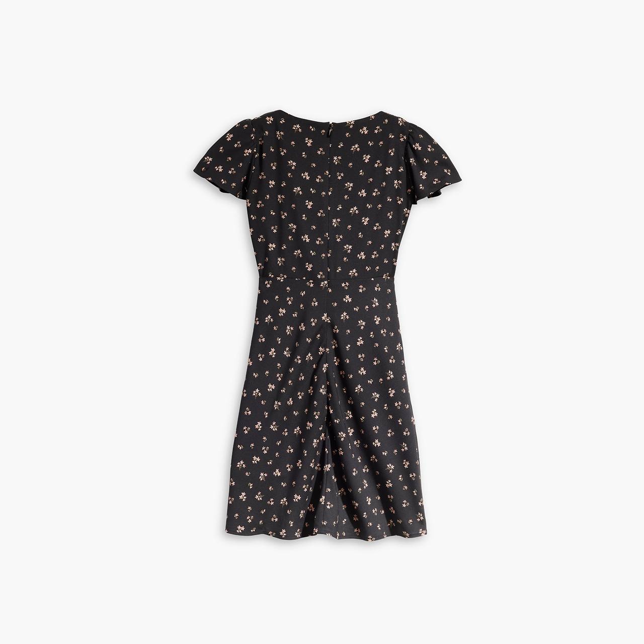 SKYLAR FLUTTER SLEEVE DRESS - 6