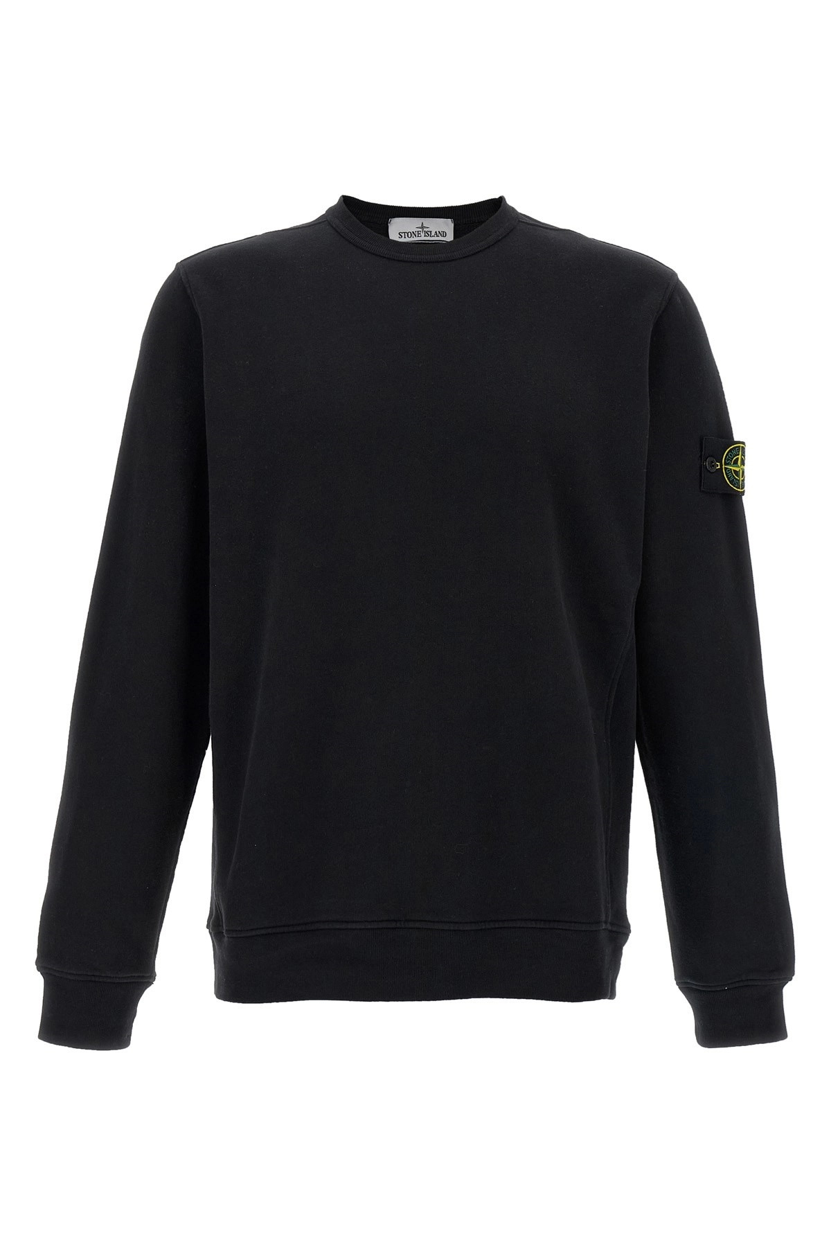 Logo badge cotton sweatshirt - 1
