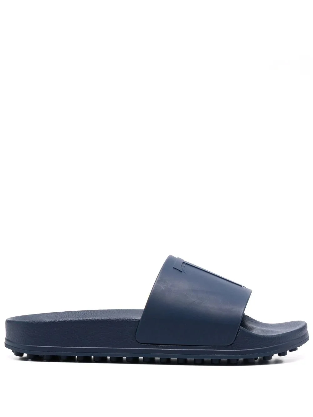 logo-embossed flat slides - 1