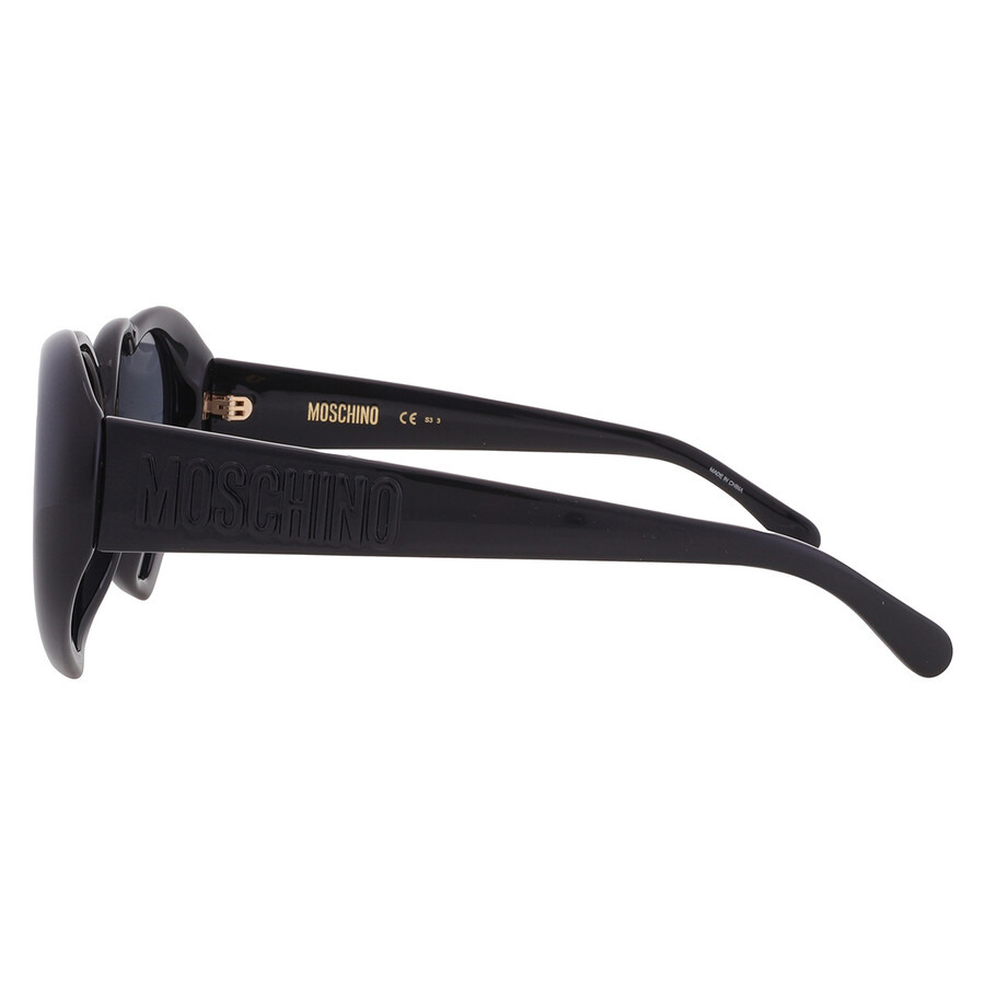 Moschino Grey Irregular Ladies Sunglasses MOS128/S 0807/IR 56 - 4