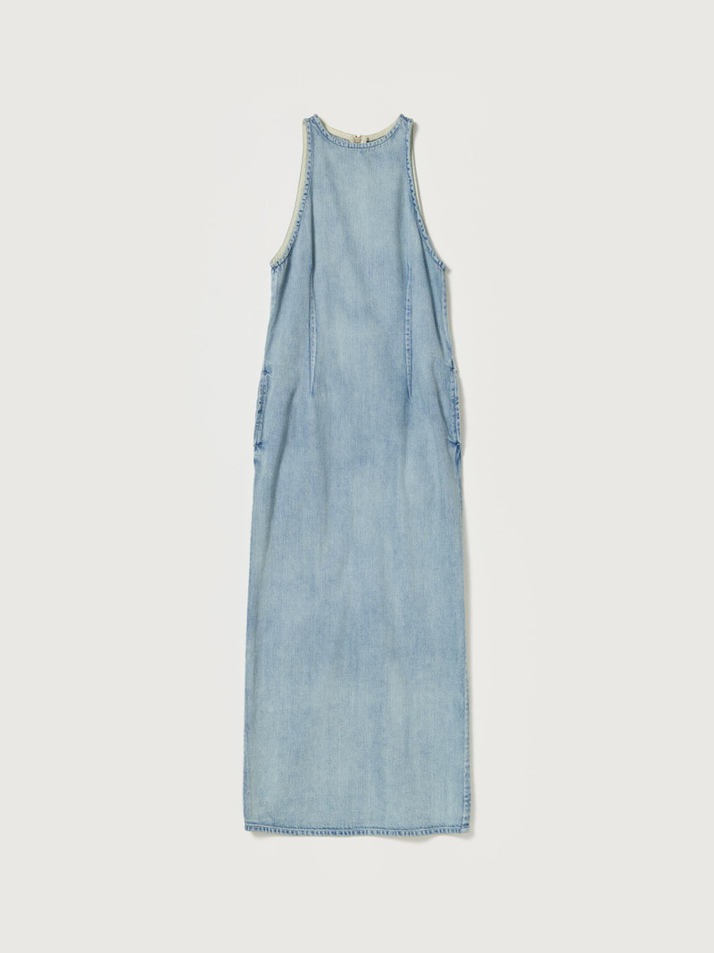 FADED SELVEDGE LIGHT DENIM DRESS 1