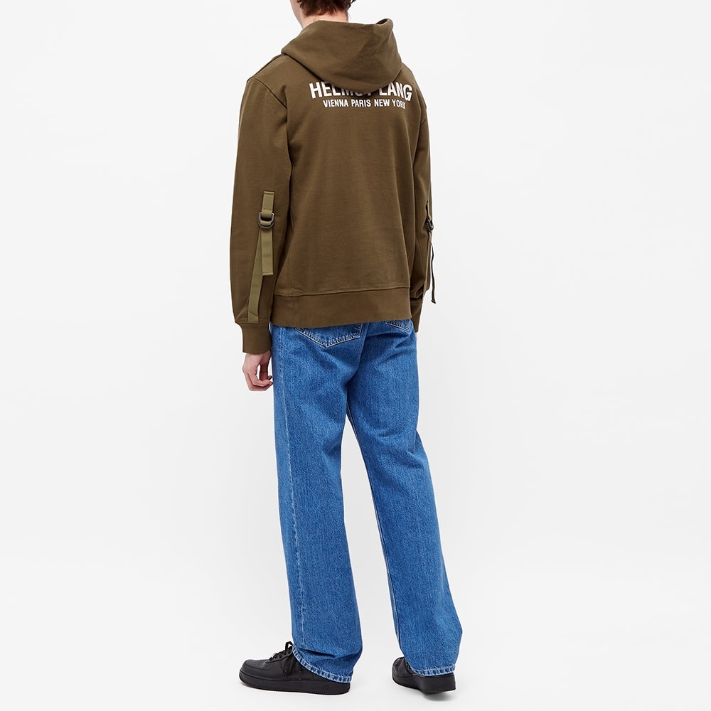 Helmut Lang Logo Text Strap Popover Hoody - 6