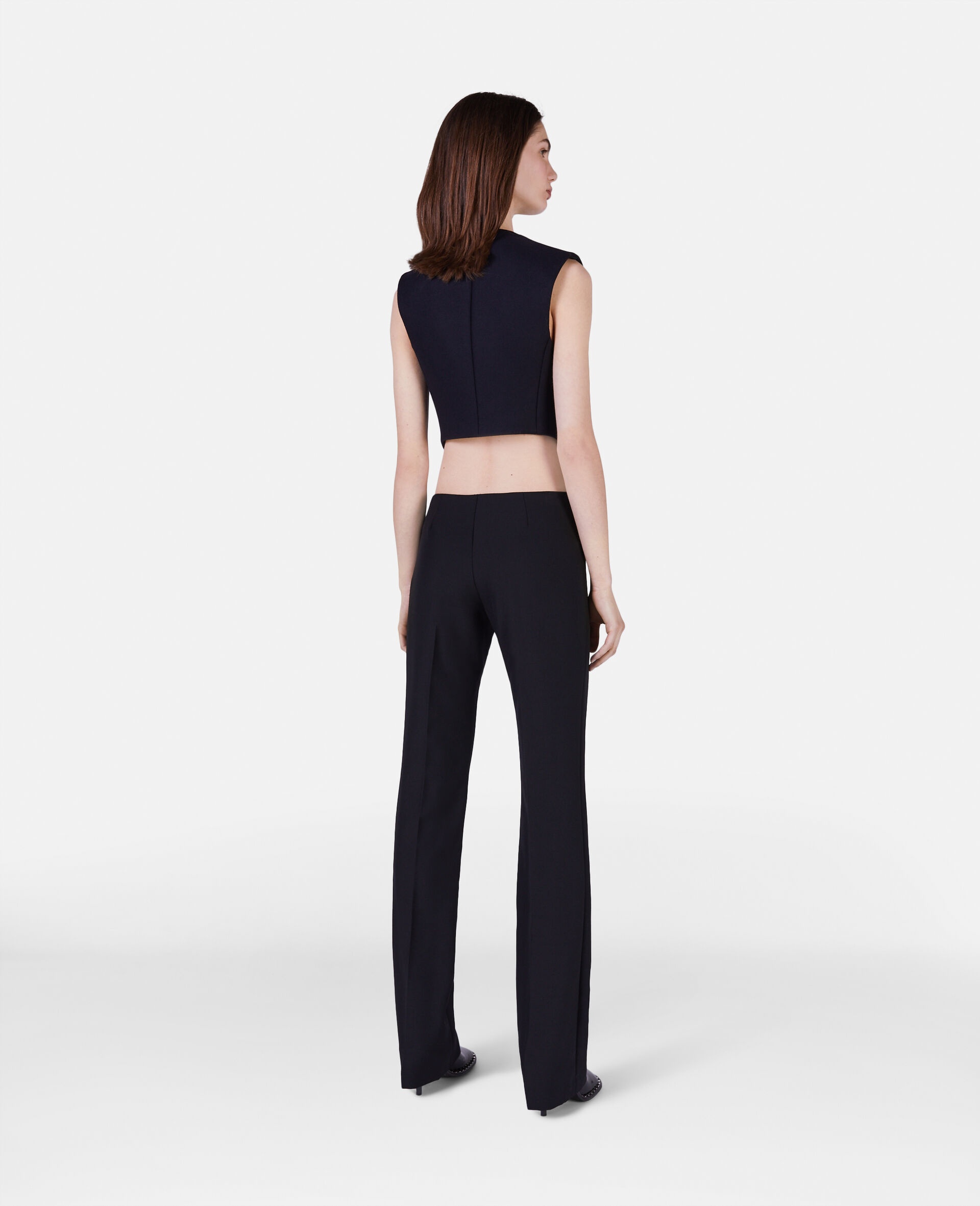 Braided Cord Cropped Waistcoat - 3