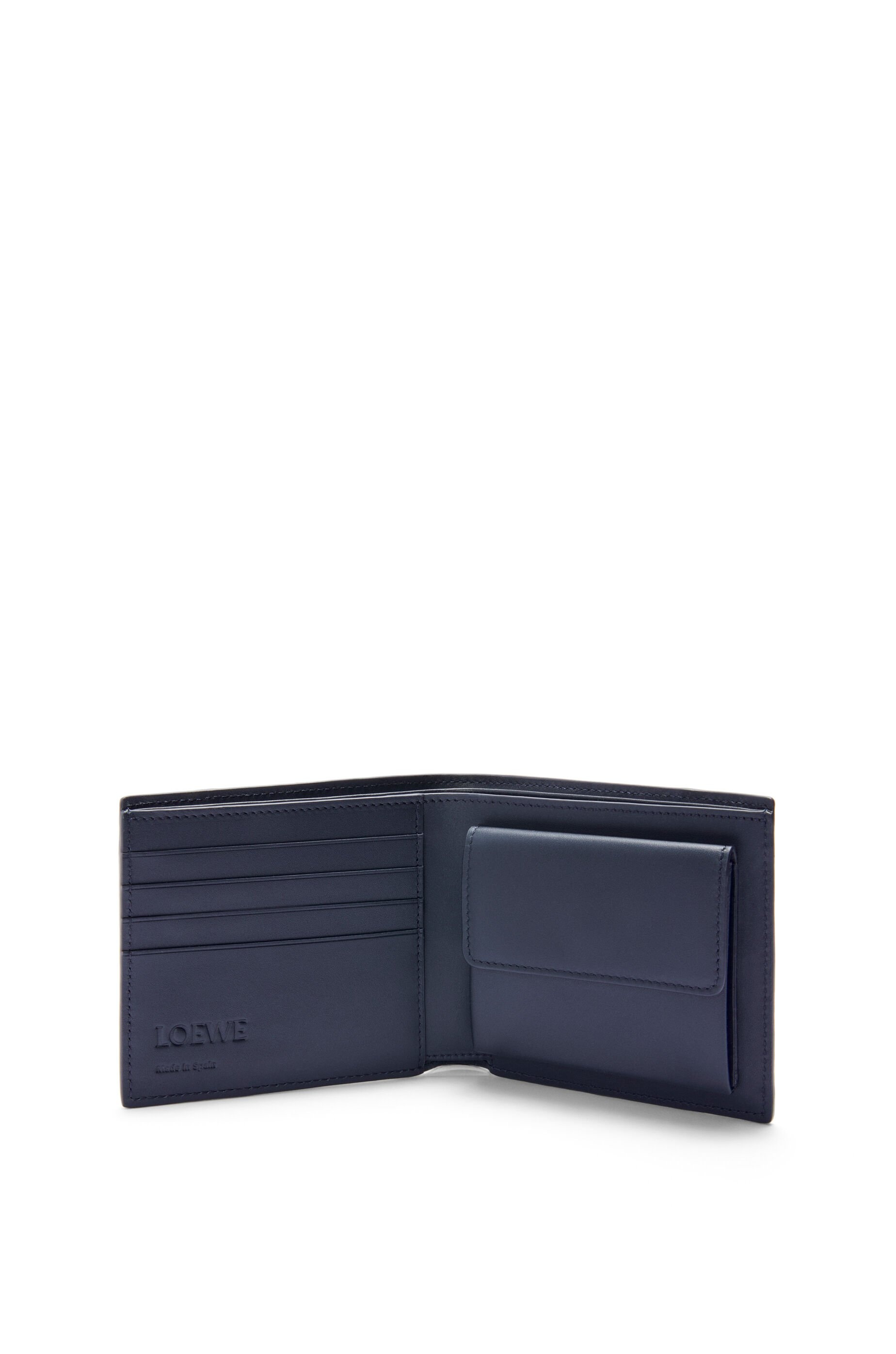 Puzzle bifold coin wallet in classic calfskin - 2