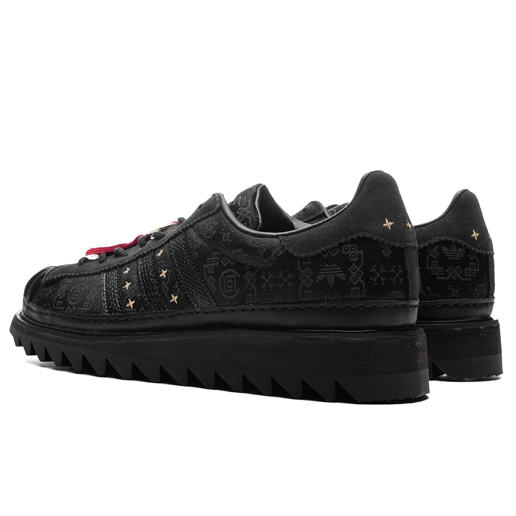 ADIDAS X CLOT SUPERSTAR 'CHINESE NEW YEAR'  - CORE BLACK/CARBON/GOLD METALLIC - 3