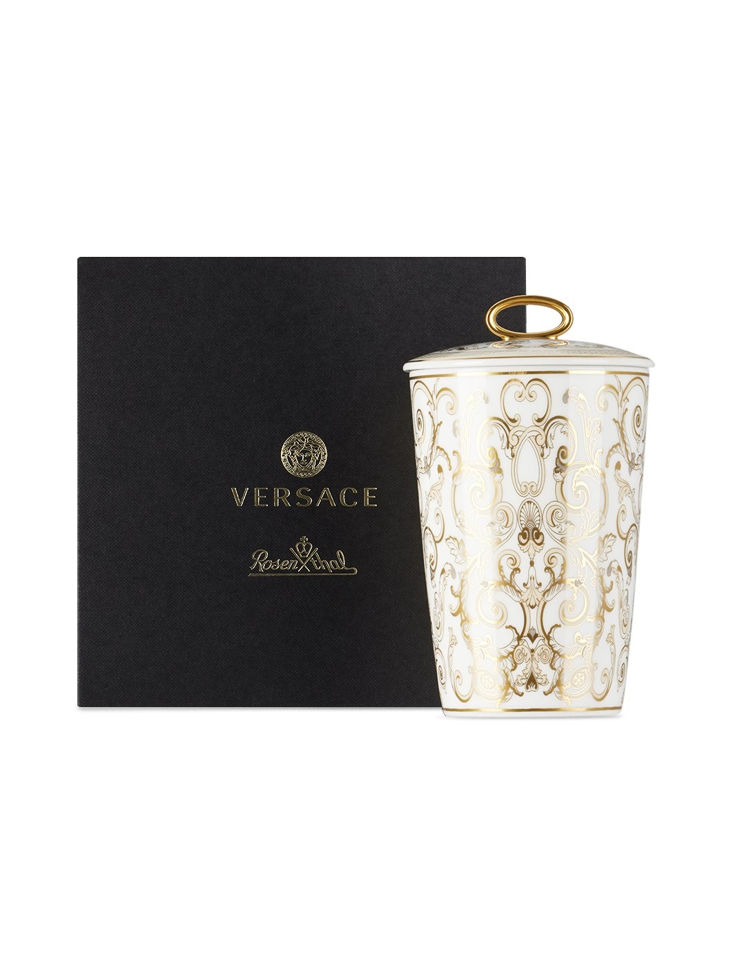 White Rosenthal Medusa Gala Scented Candle - 3