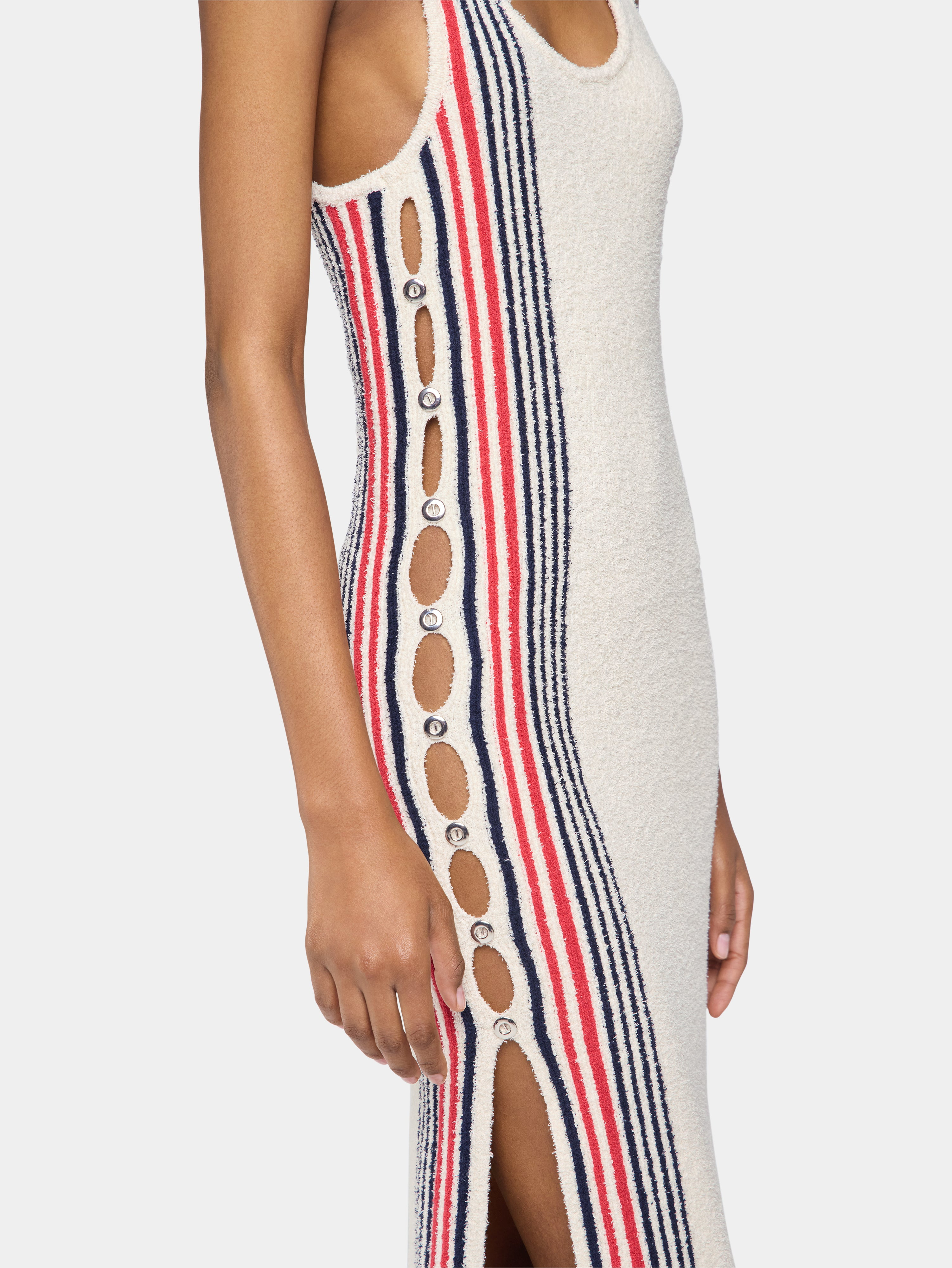 LONG DRESS IN TERRY JERSEY - 4