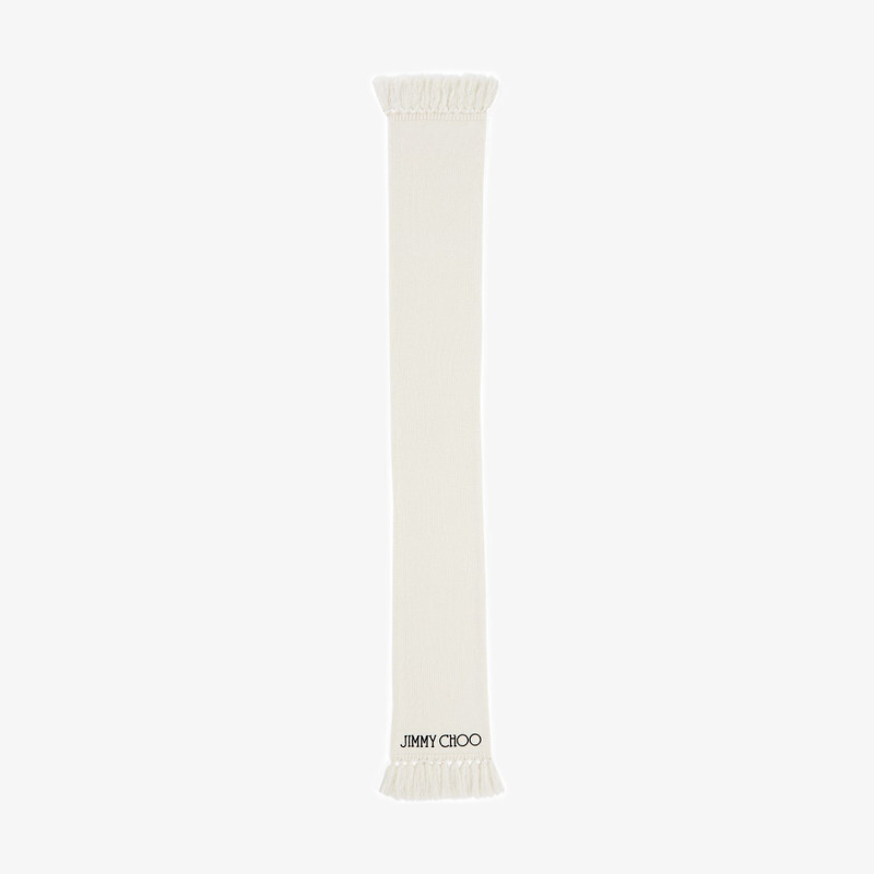 JIMMY CHOO Jutta
Latte Wool Scarf with Embroidered Jimmy Choo Logo outlook