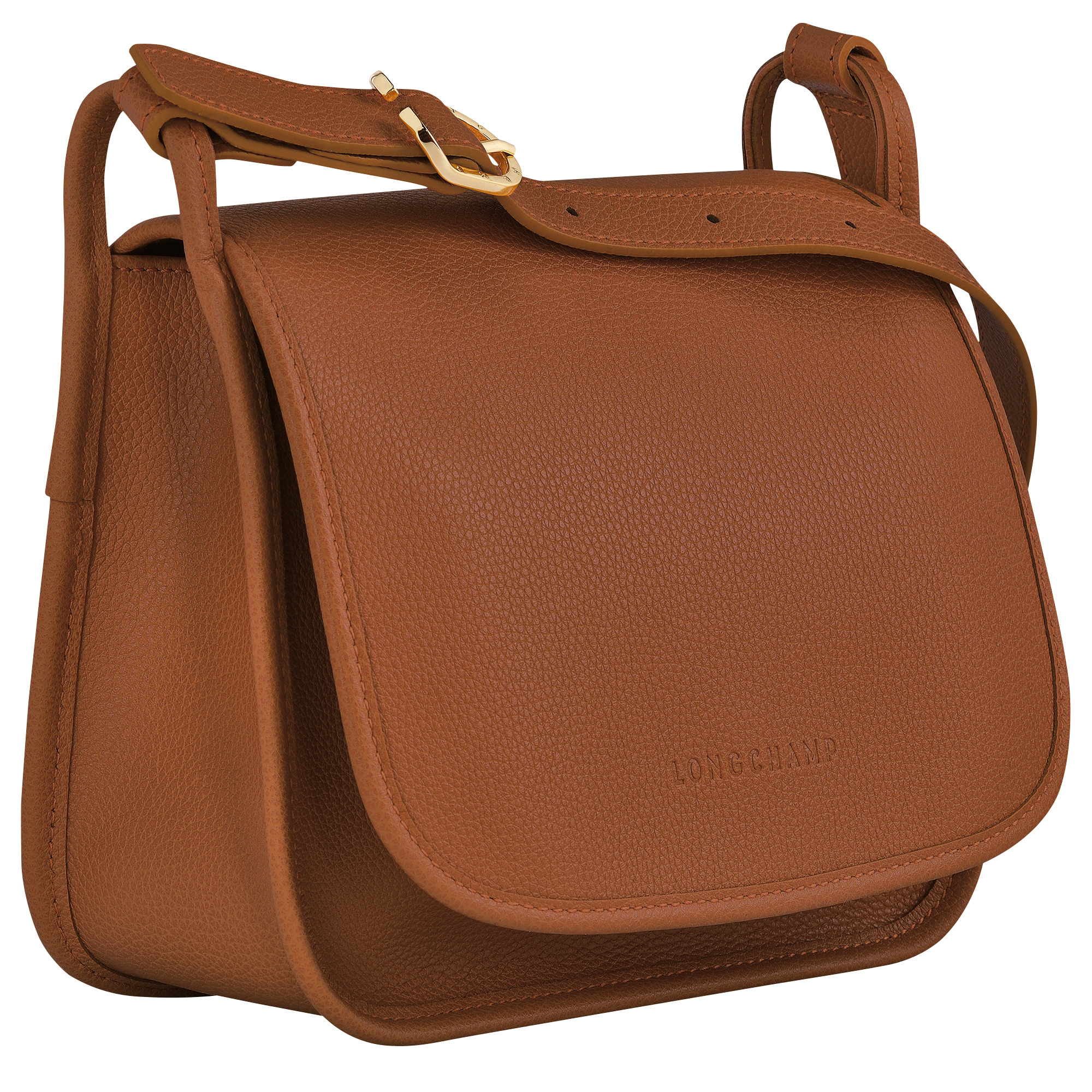 Le Foulonné S Crossbody bag Caramel - Leather - 3