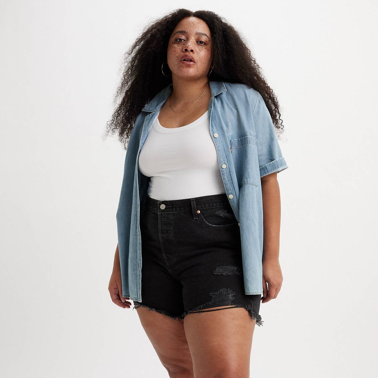 501® WOMEN'S SHORTS (PLUS SIZE) - 4