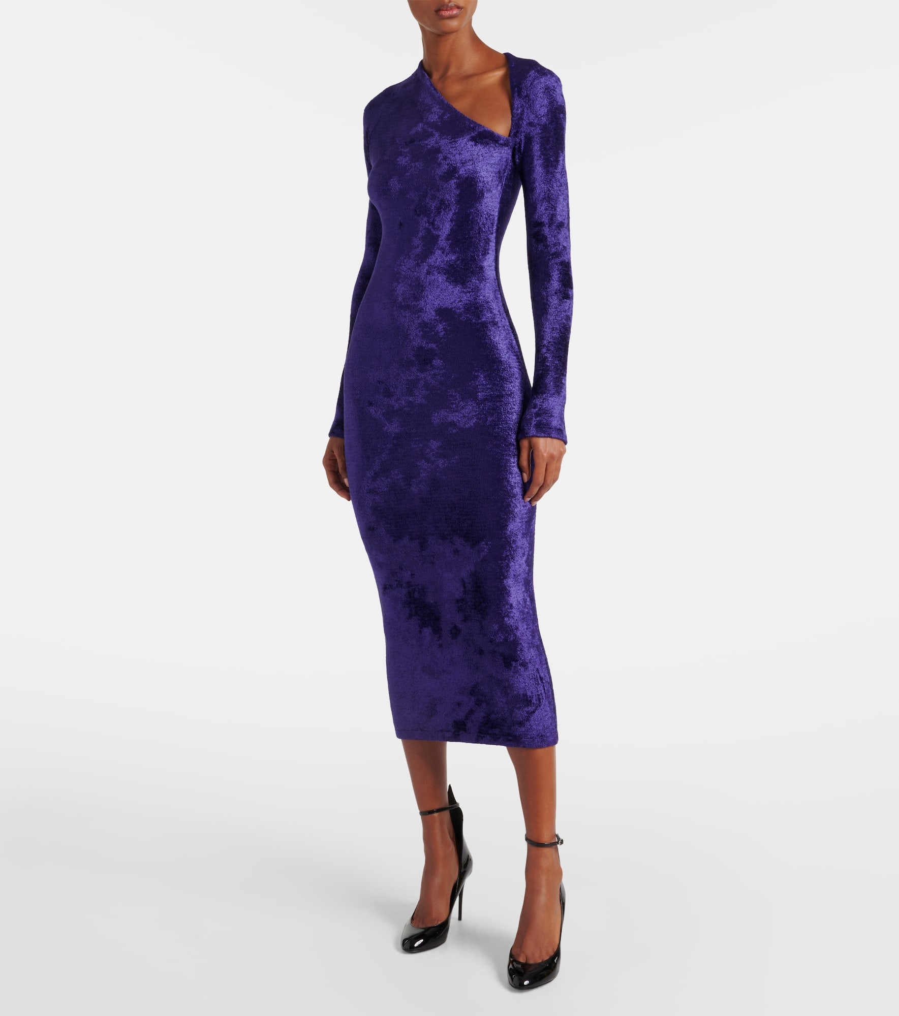 Velvet maxi dress - 2