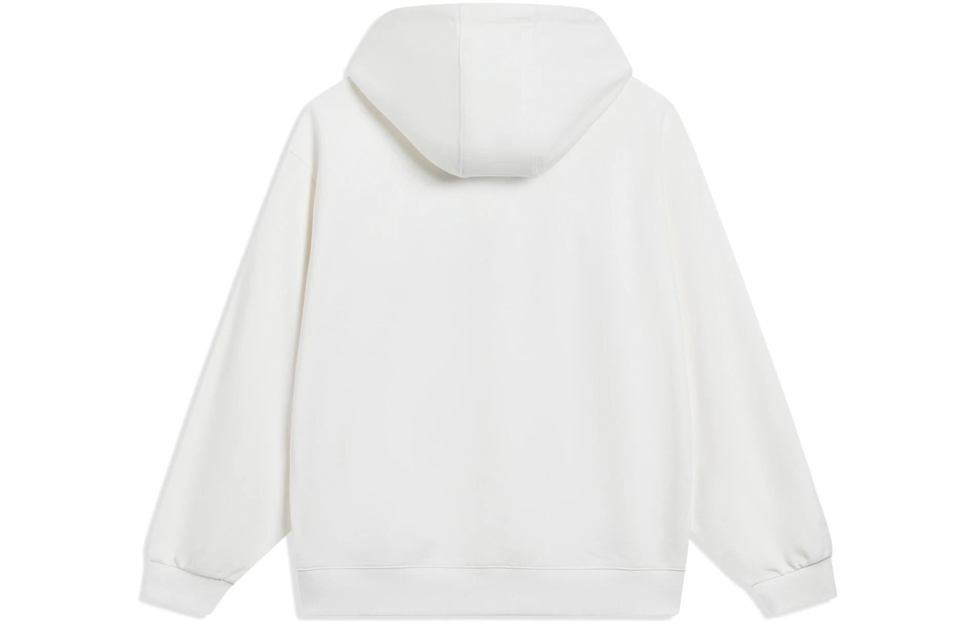 Li-Ning Hoops Cartoon Graphic Hoodie 'White' AWDT551-1 - 2