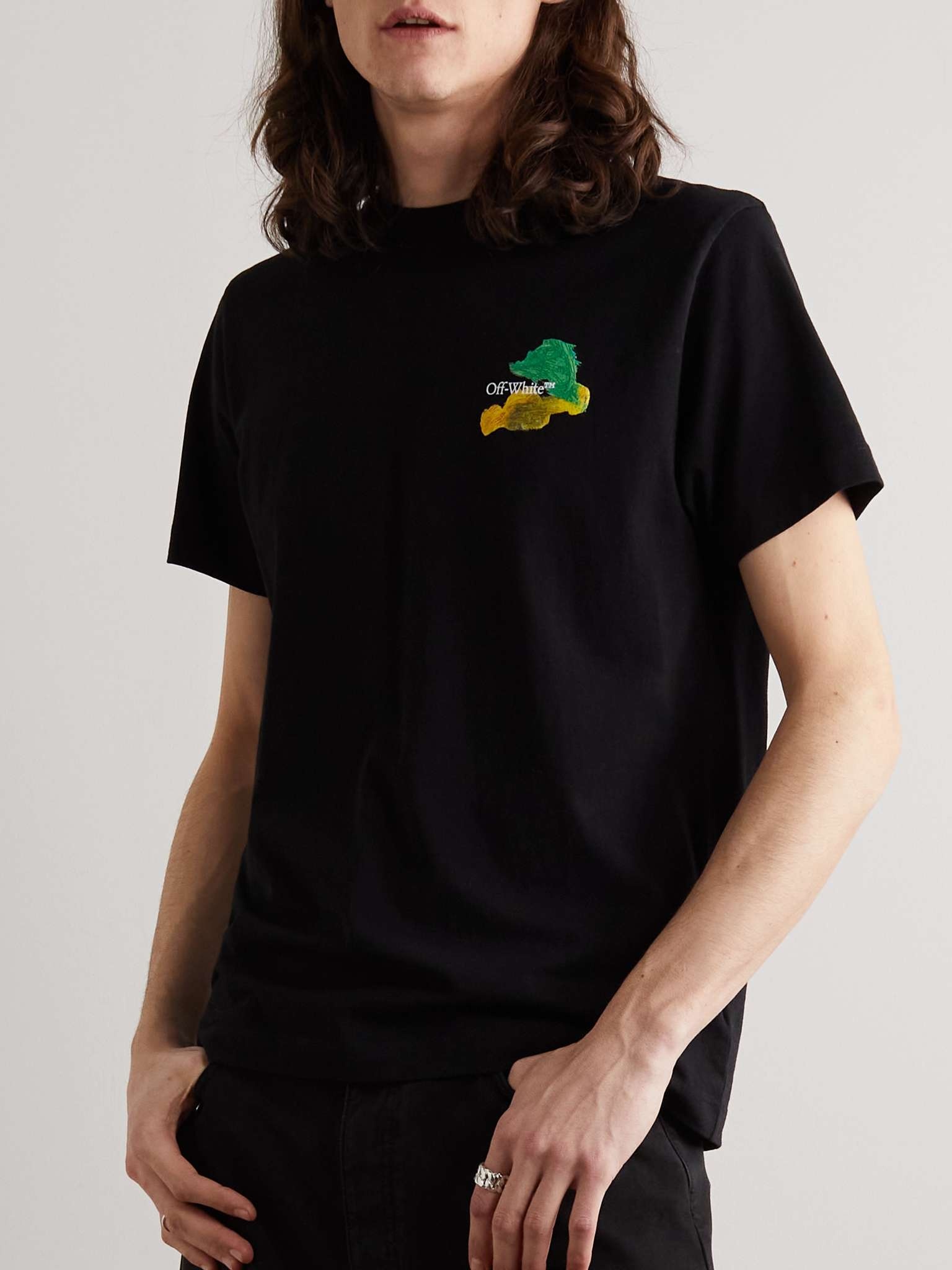 Logo-Print Cotton-Jersey T-Shirt - 4