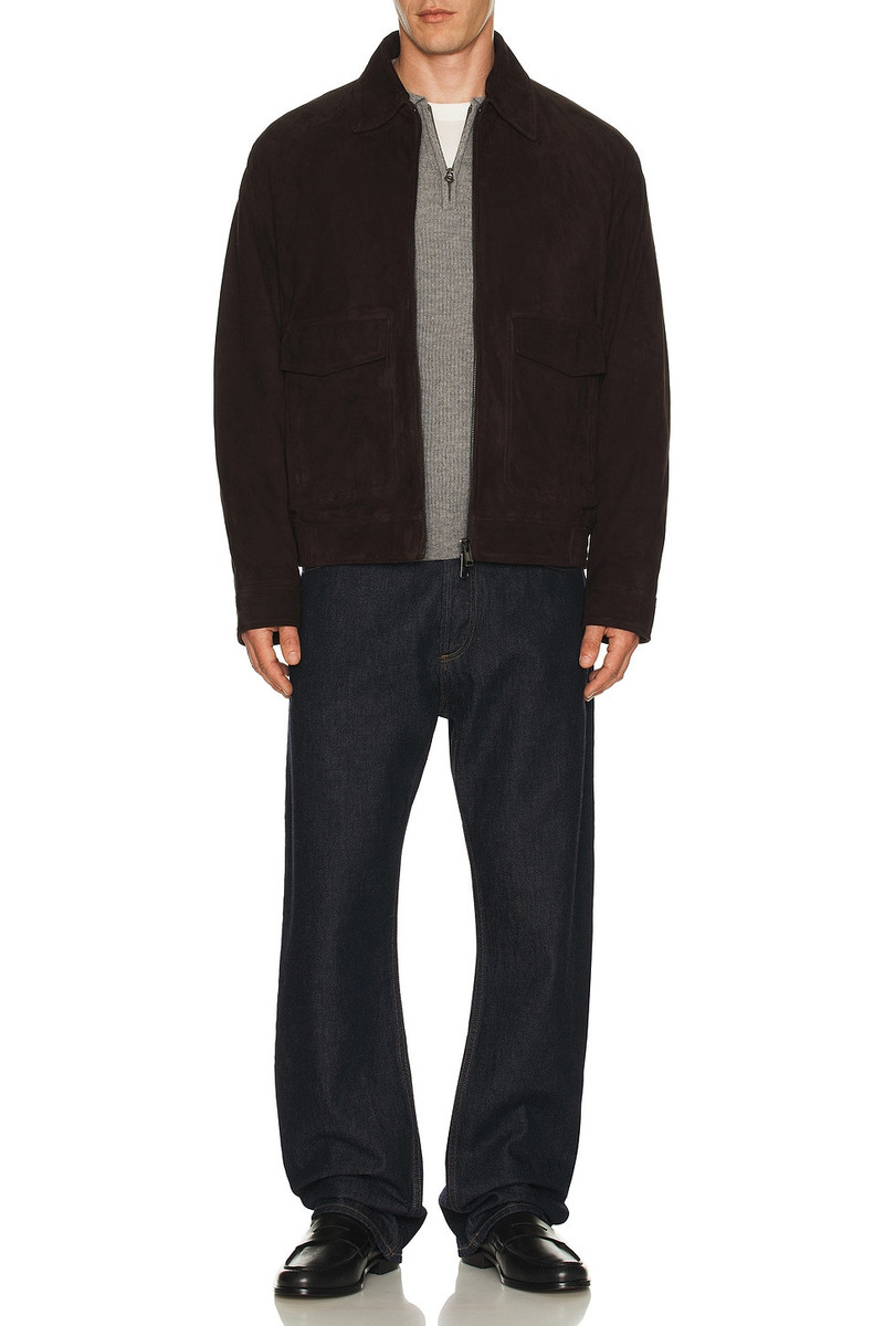 Theory Reece Aviator Bomber Jacket outlook