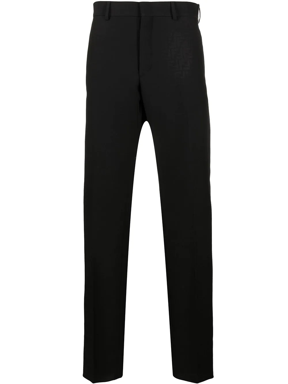 FF jacquard tailored trousers - 1