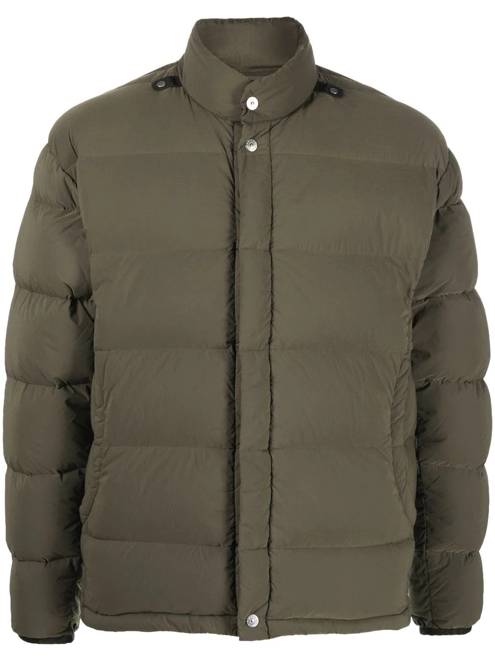 press-stud puffer jacket - 1