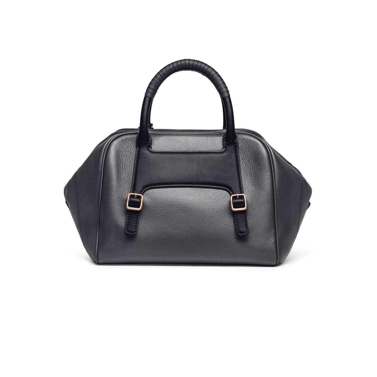 Black leather handbag 4